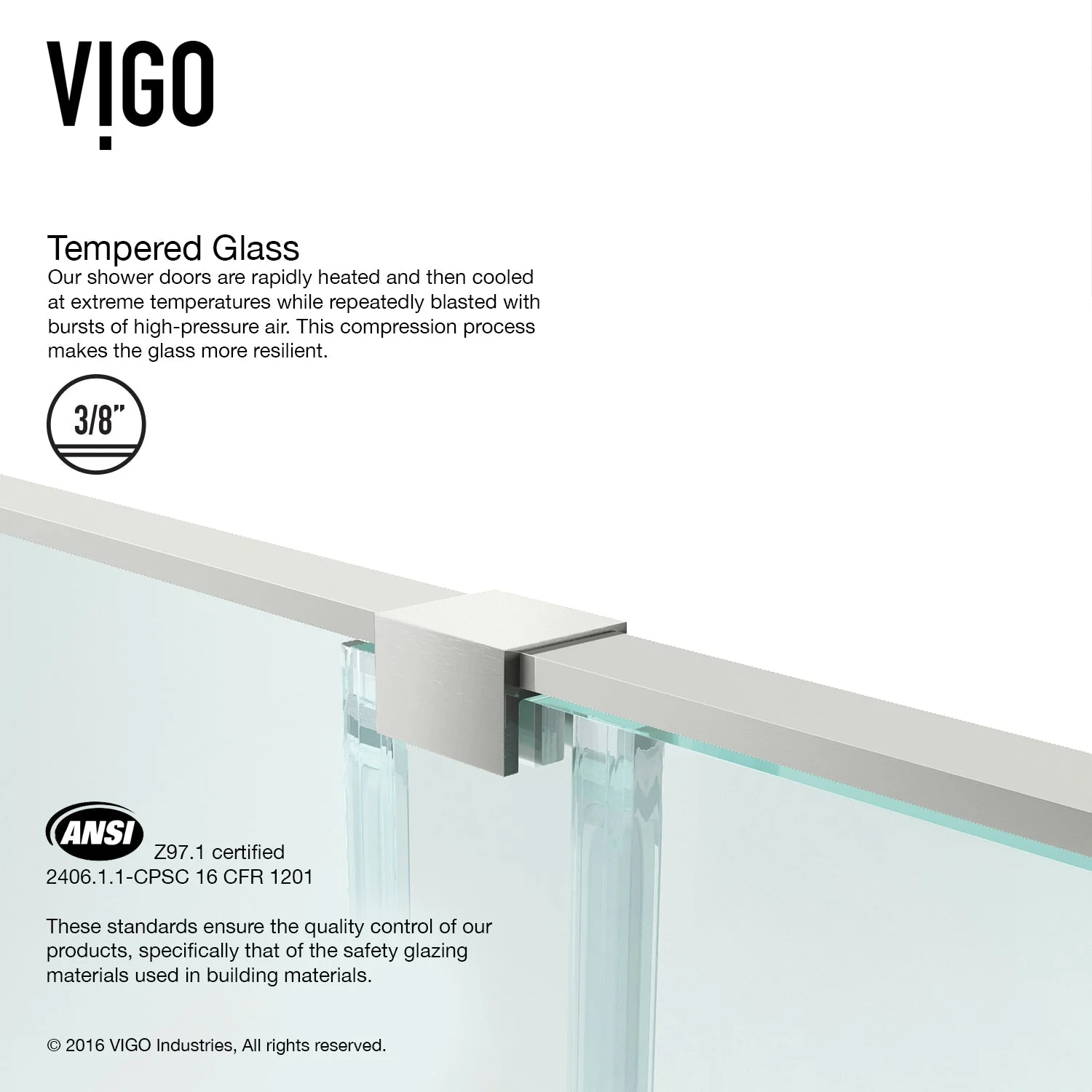 Ryland Frameless Sliding Shower Door - Image 20