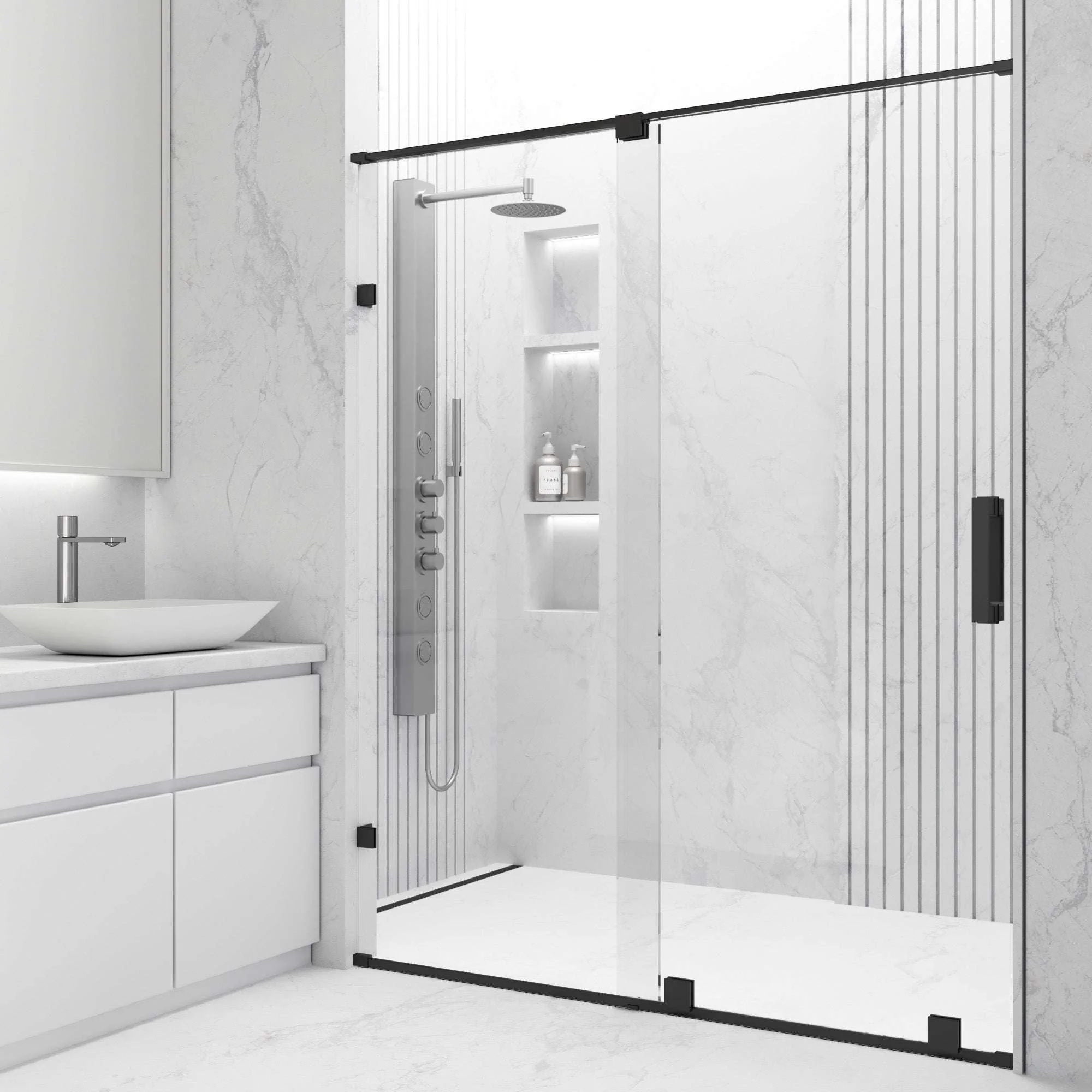 Ryland Frameless Sliding Shower Door - Image 37