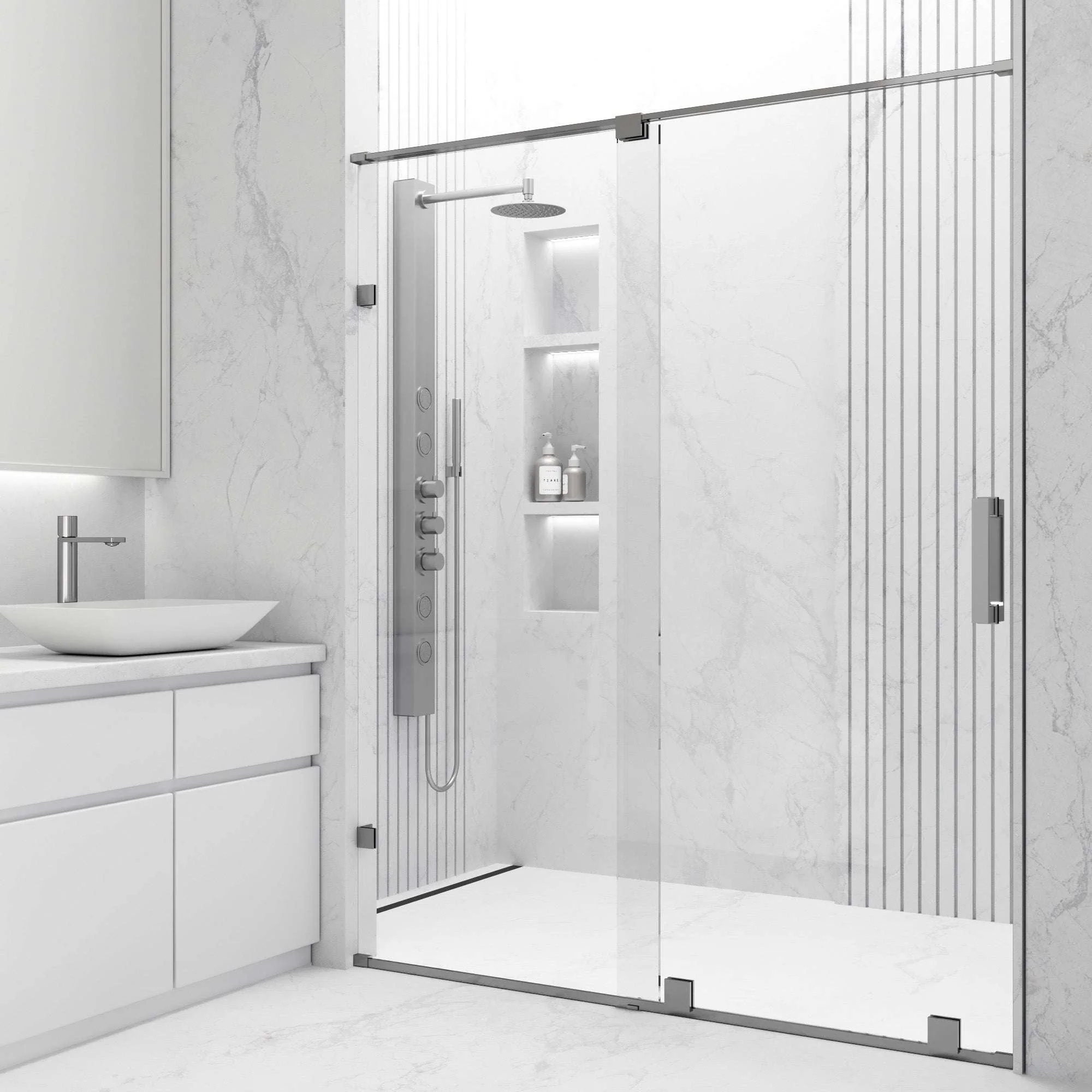 Ryland Frameless Sliding Shower Door - Image 39
