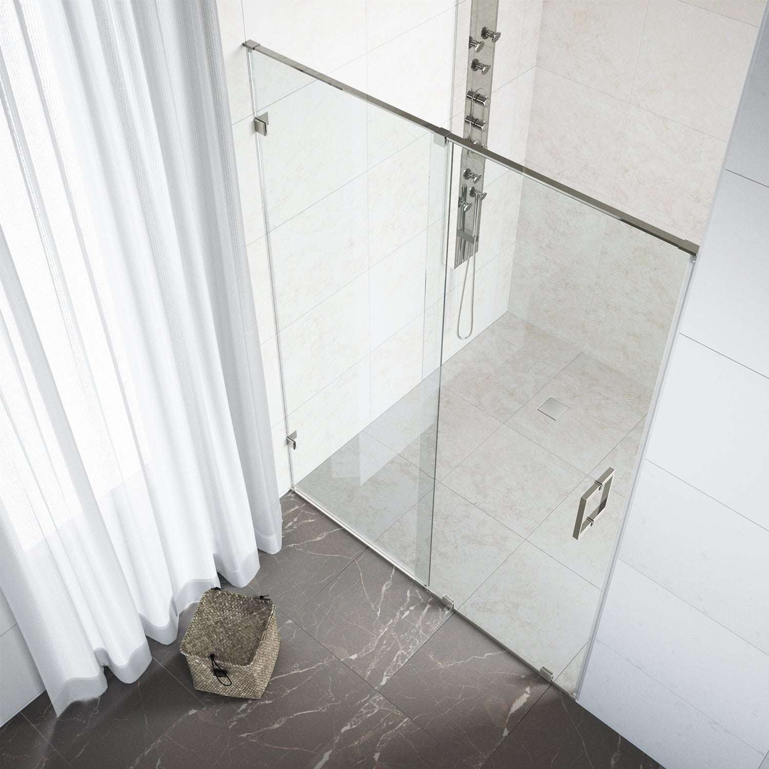 Ryland Frameless Sliding Shower Door - Image 49