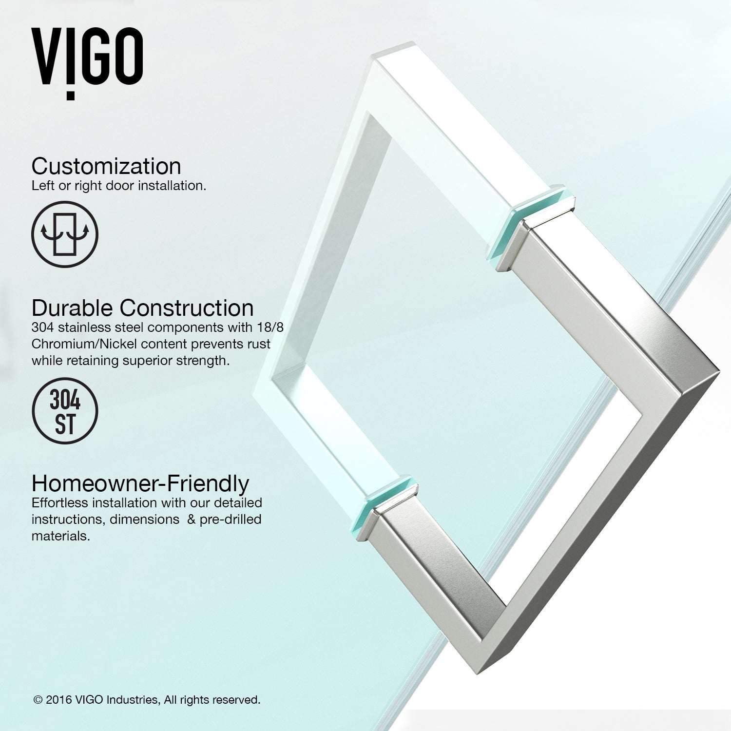 Ryland Frameless Sliding Shower Door - Image 52