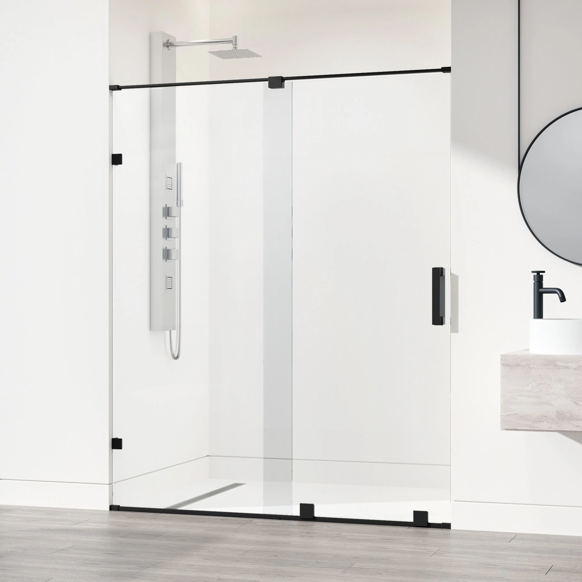 Ryland Frameless Sliding Shower Door - Image 6