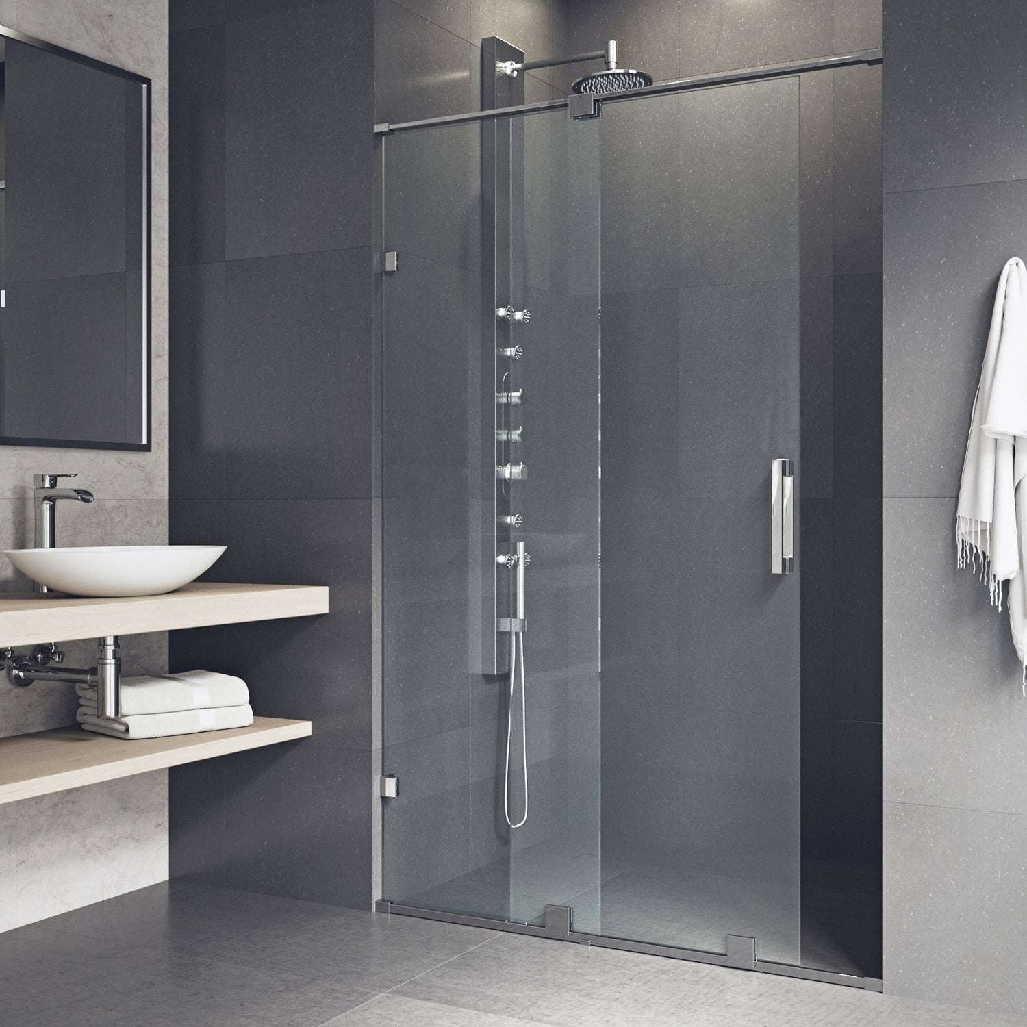 Ryland Frameless Sliding Shower Door - Image 63