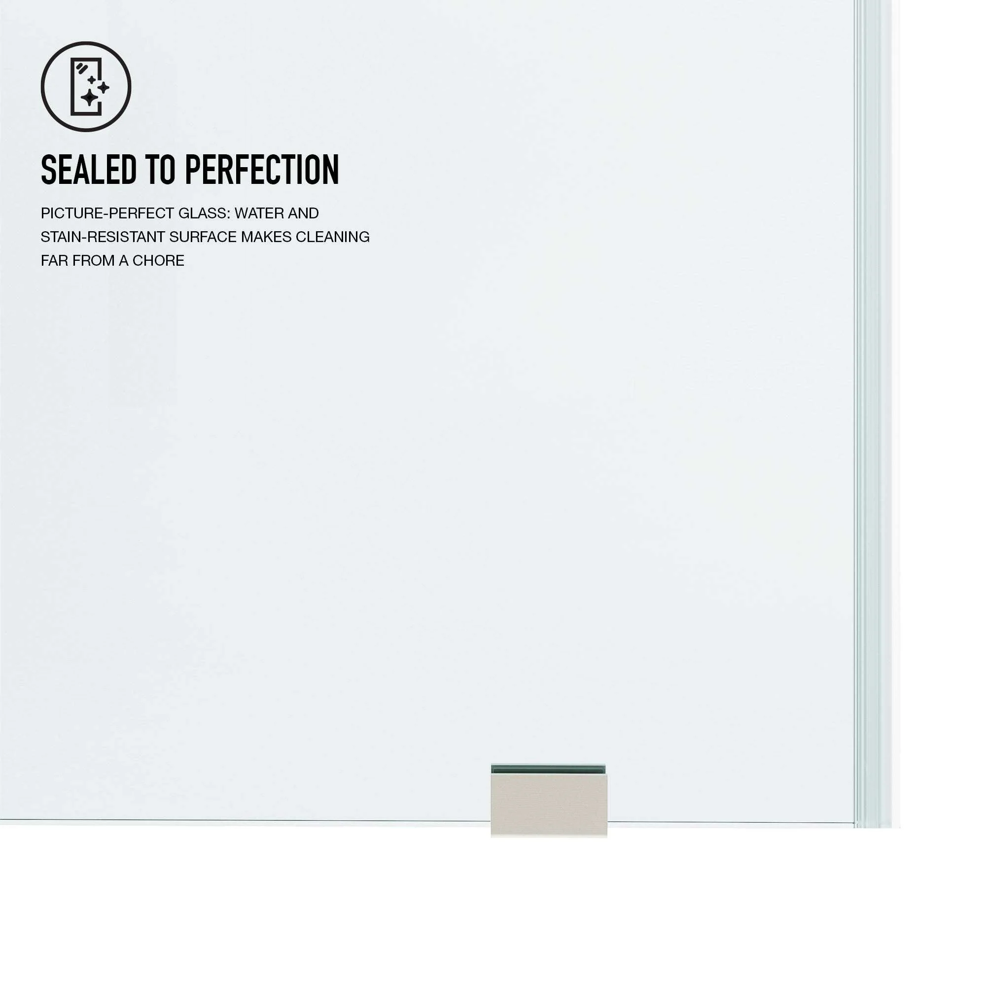 Hamilton Aerodynamic Frameless Sliding Bath Tub Door 56-60 in. Wide and 68 in. High – Matte Brushed Gold with Clear Tempered Glass - Image 41