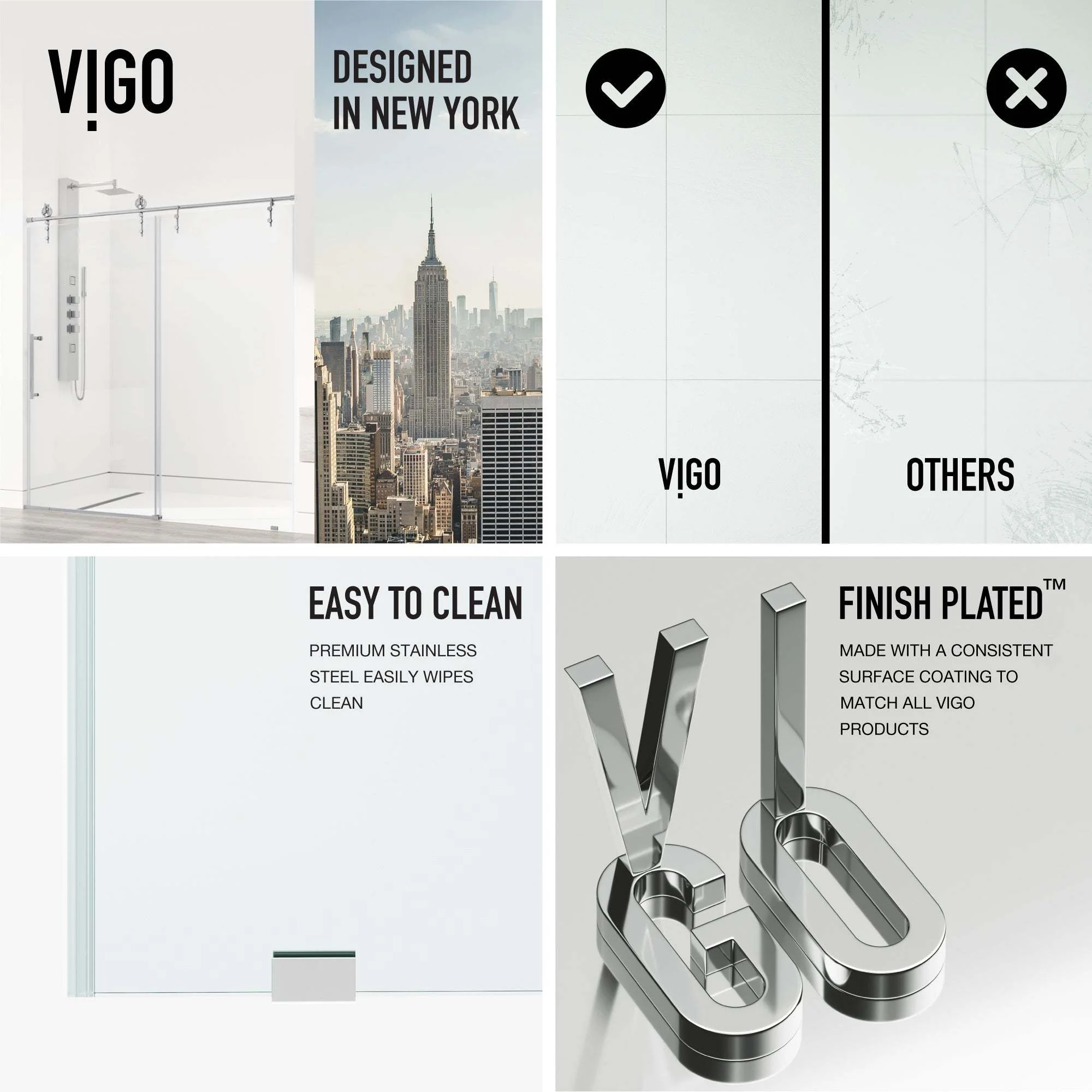 Hamilton Frameless Sliding Shower Door - Image 10
