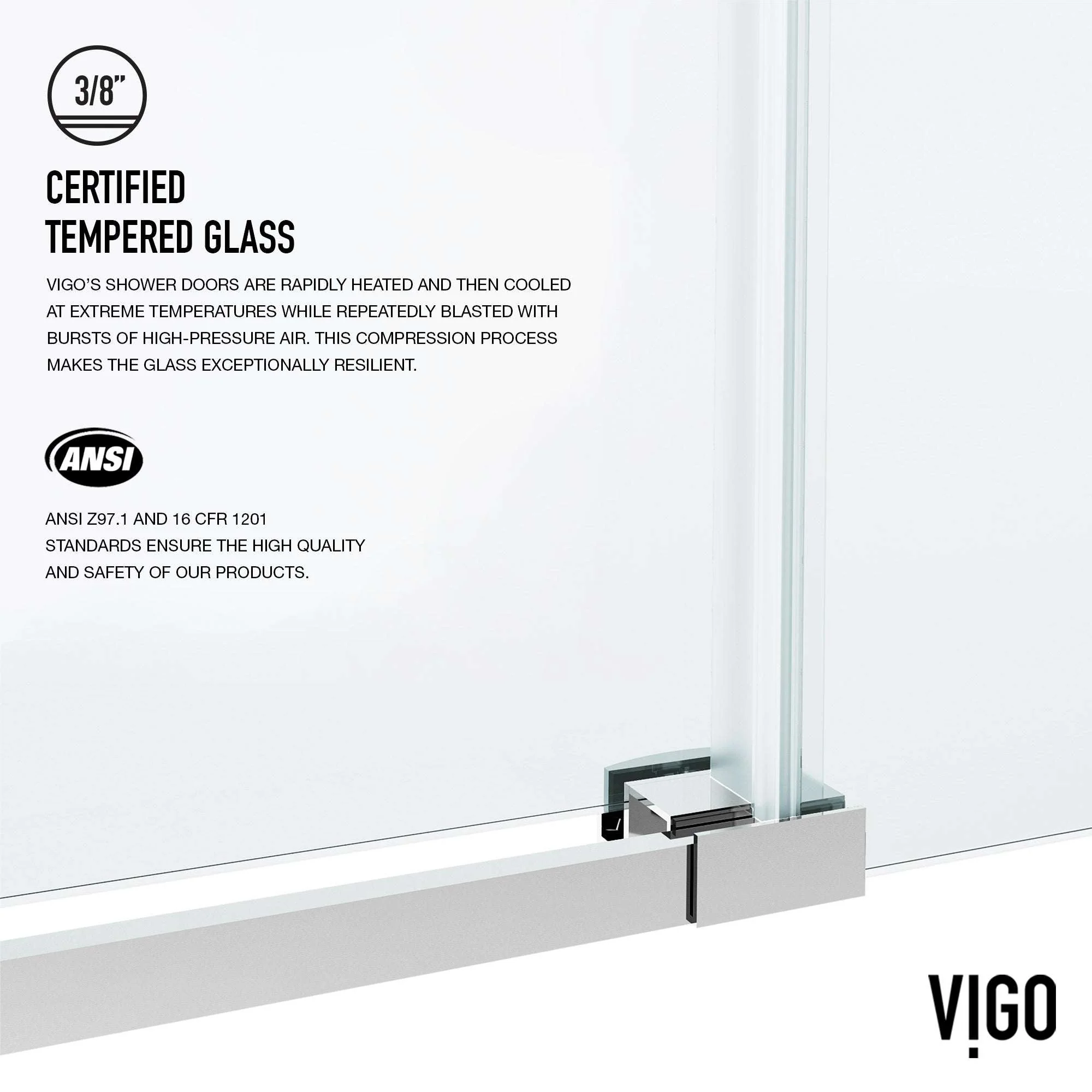 Hamilton Frameless Sliding Shower Door - Image 15