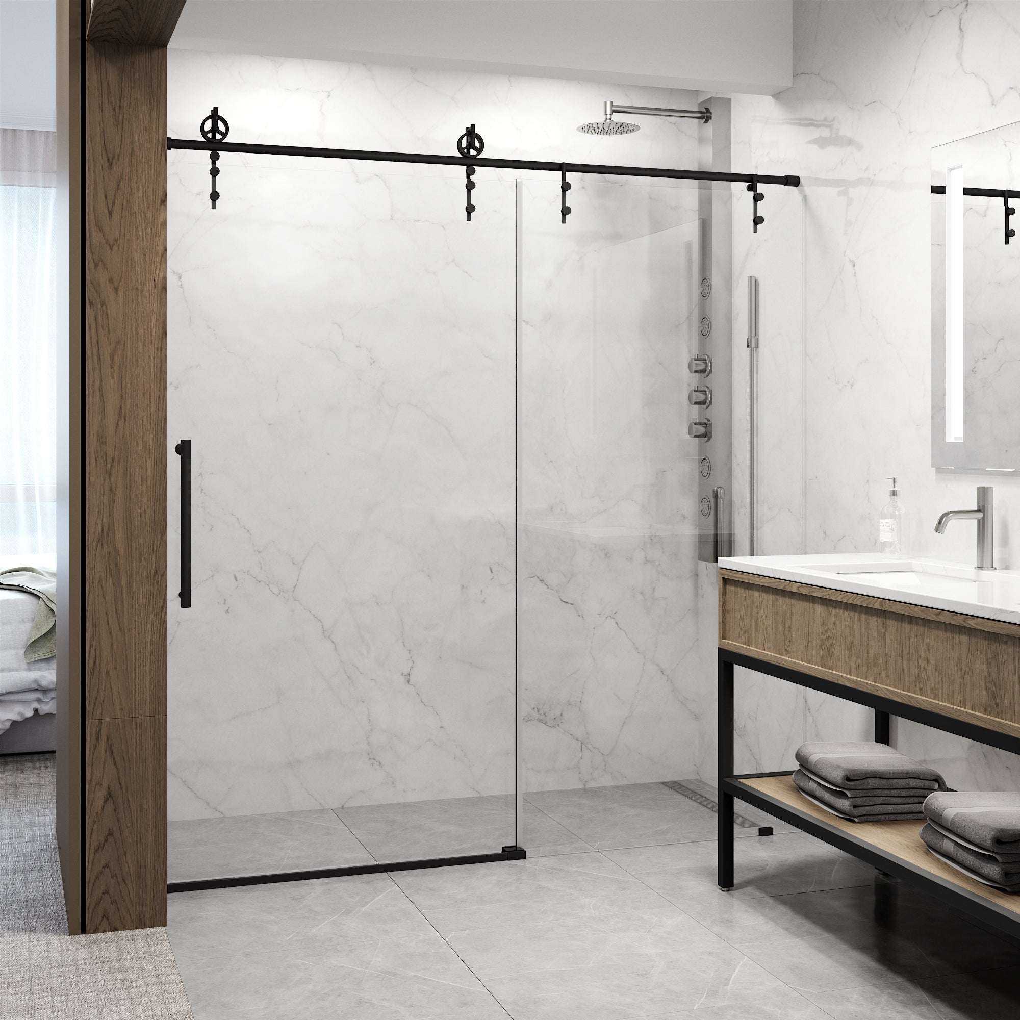 Hamilton Frameless Sliding Shower Door - Image 16