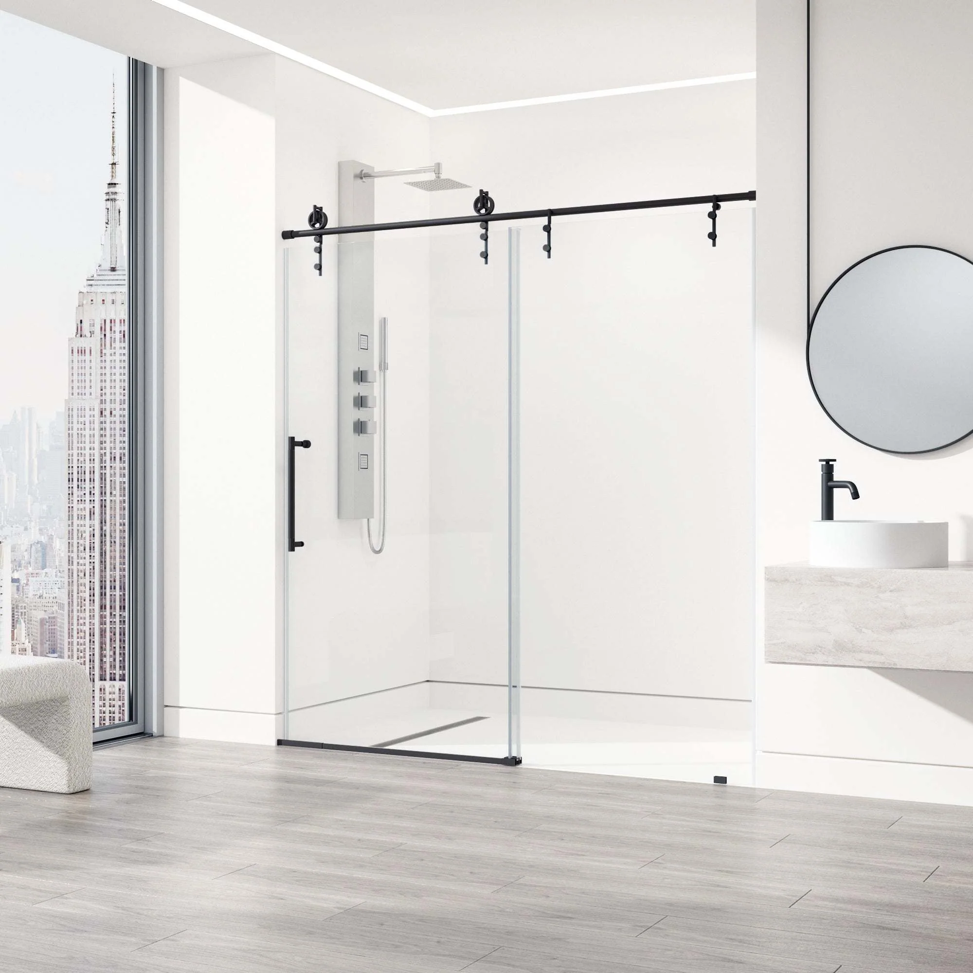 Hamilton Frameless Sliding Shower Door - Image 19
