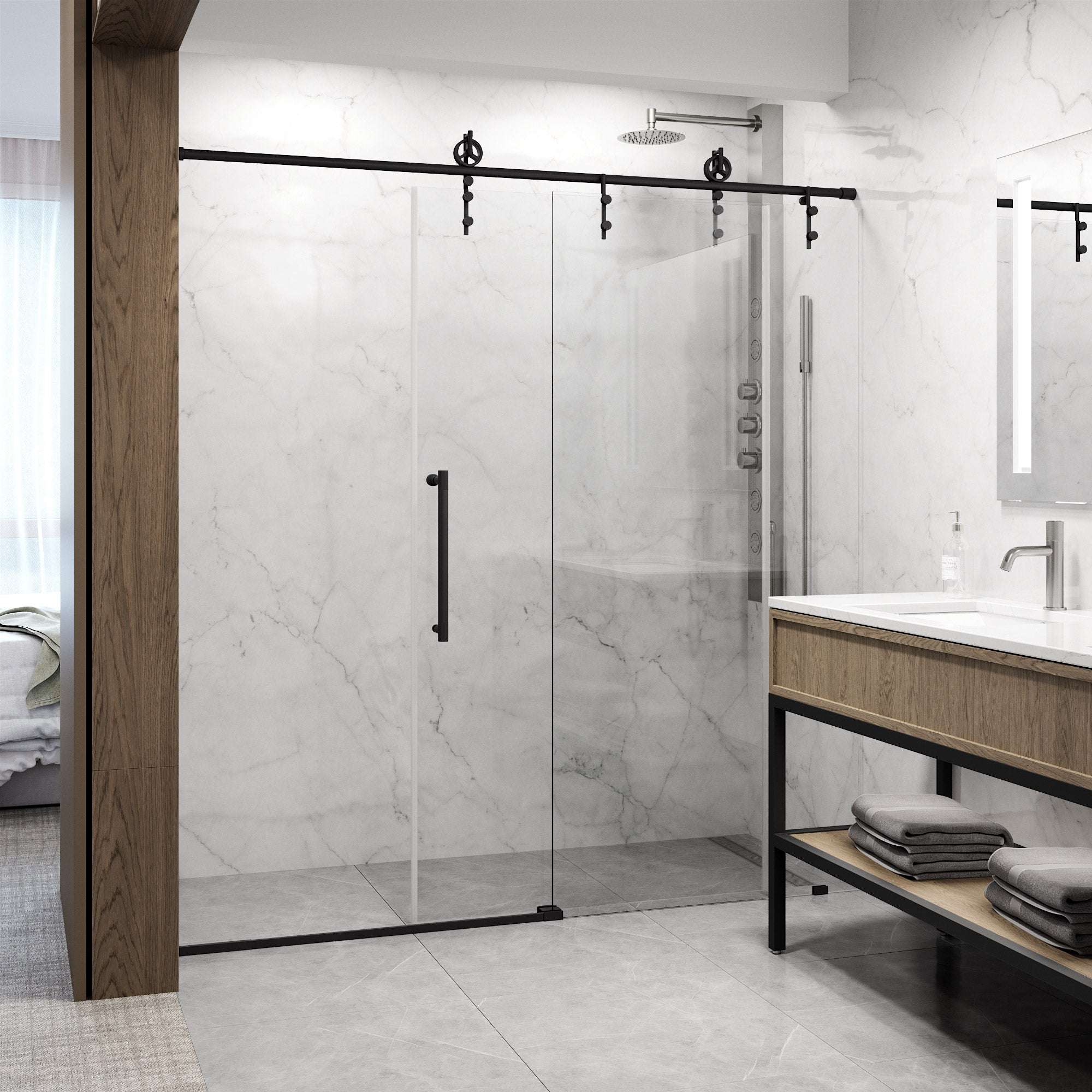 Hamilton Frameless Sliding Shower Door - Image 23