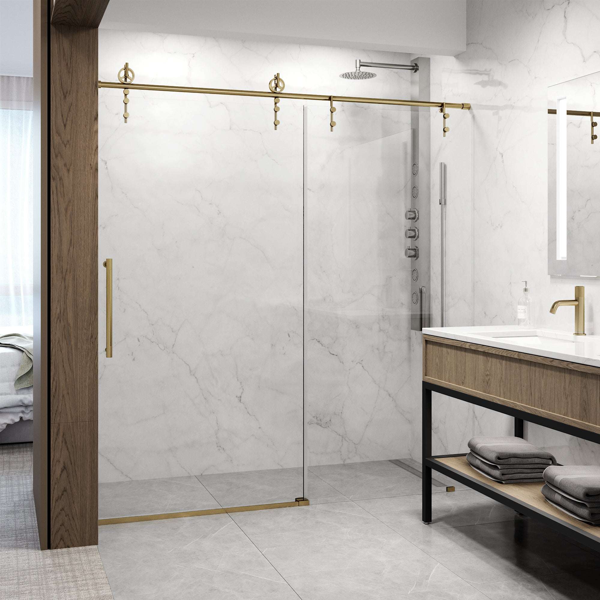 Hamilton Frameless Sliding Shower Door - Image 27