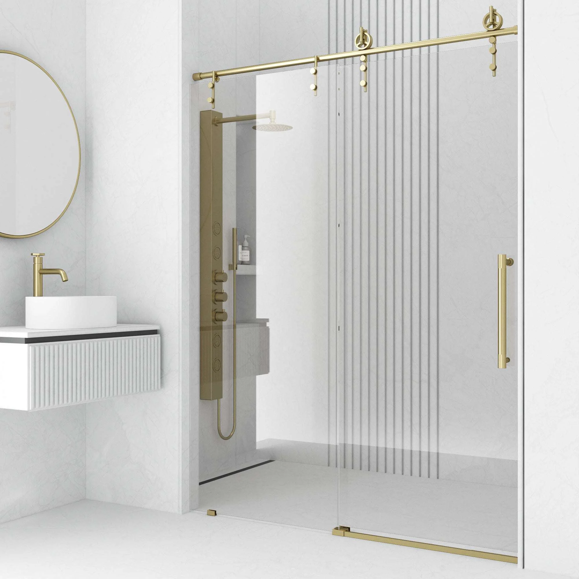 Hamilton Frameless Sliding Shower Door - Image 3