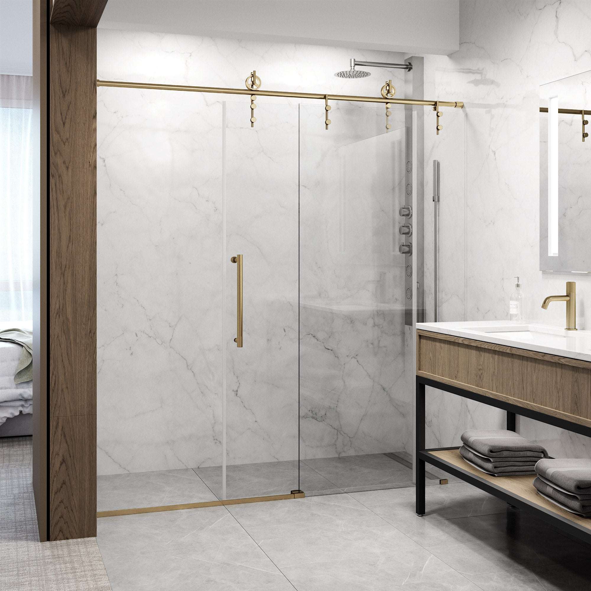Hamilton Frameless Sliding Shower Door - Image 34