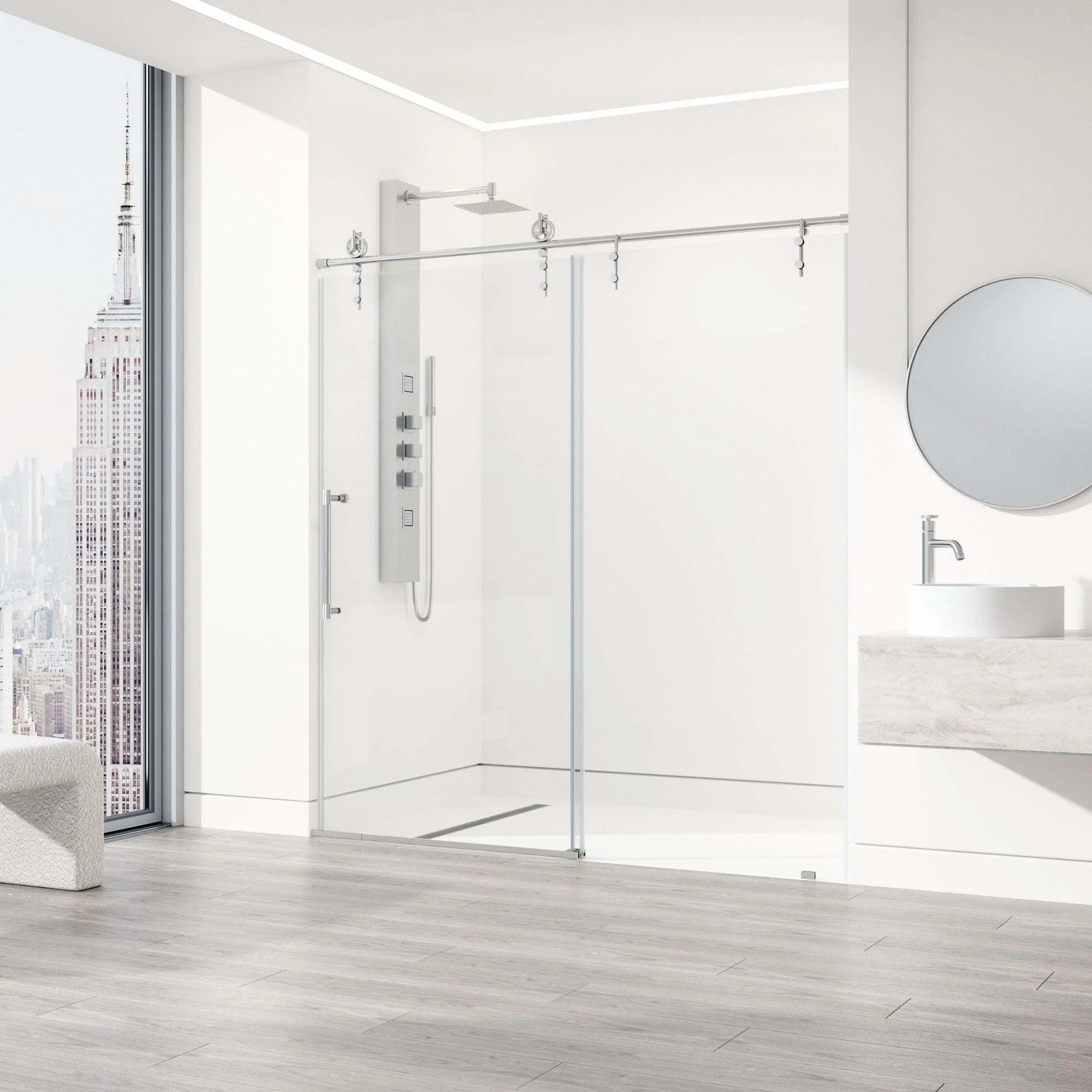 Hamilton Frameless Sliding Shower Door - Image 41