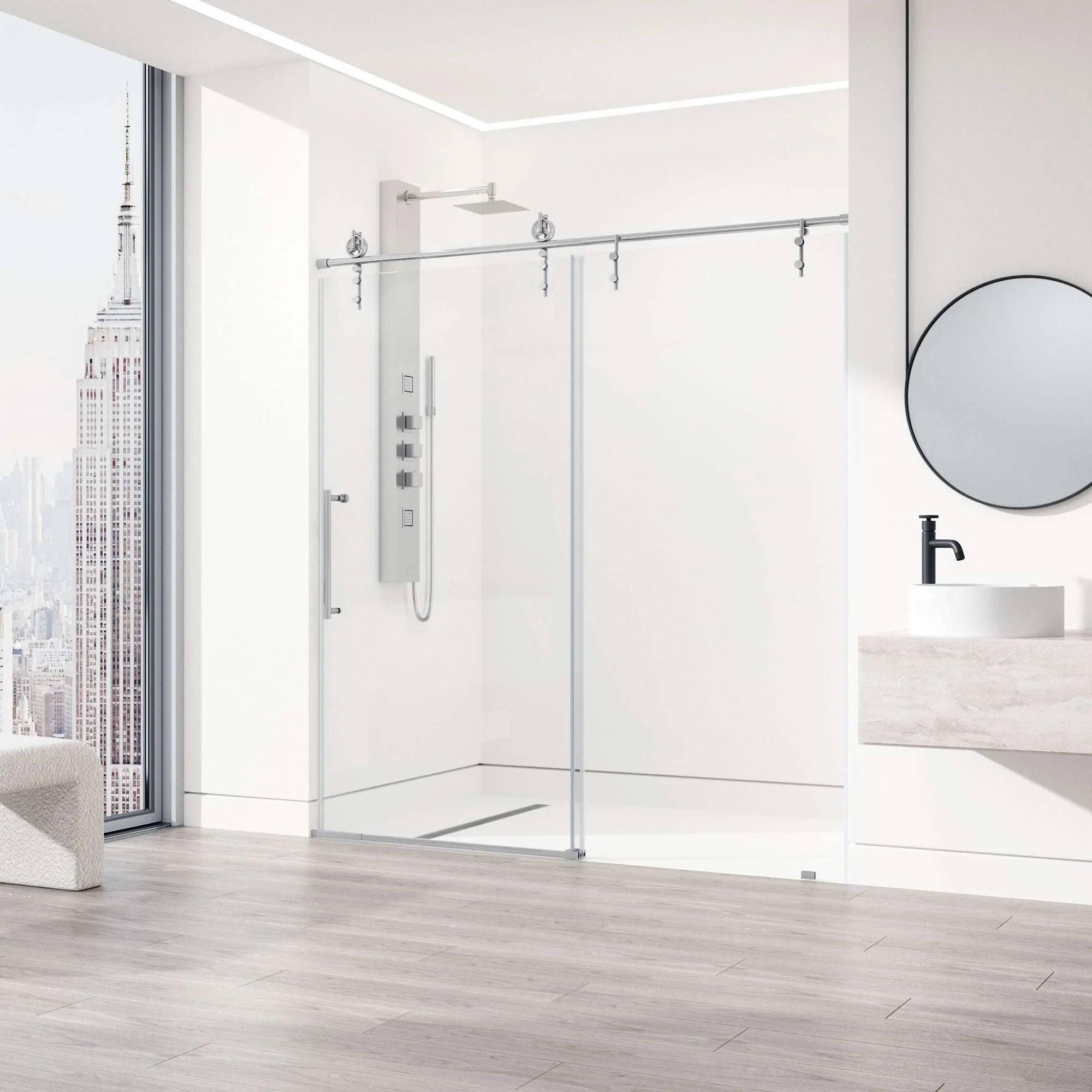 Hamilton Frameless Sliding Shower Door - Image 8