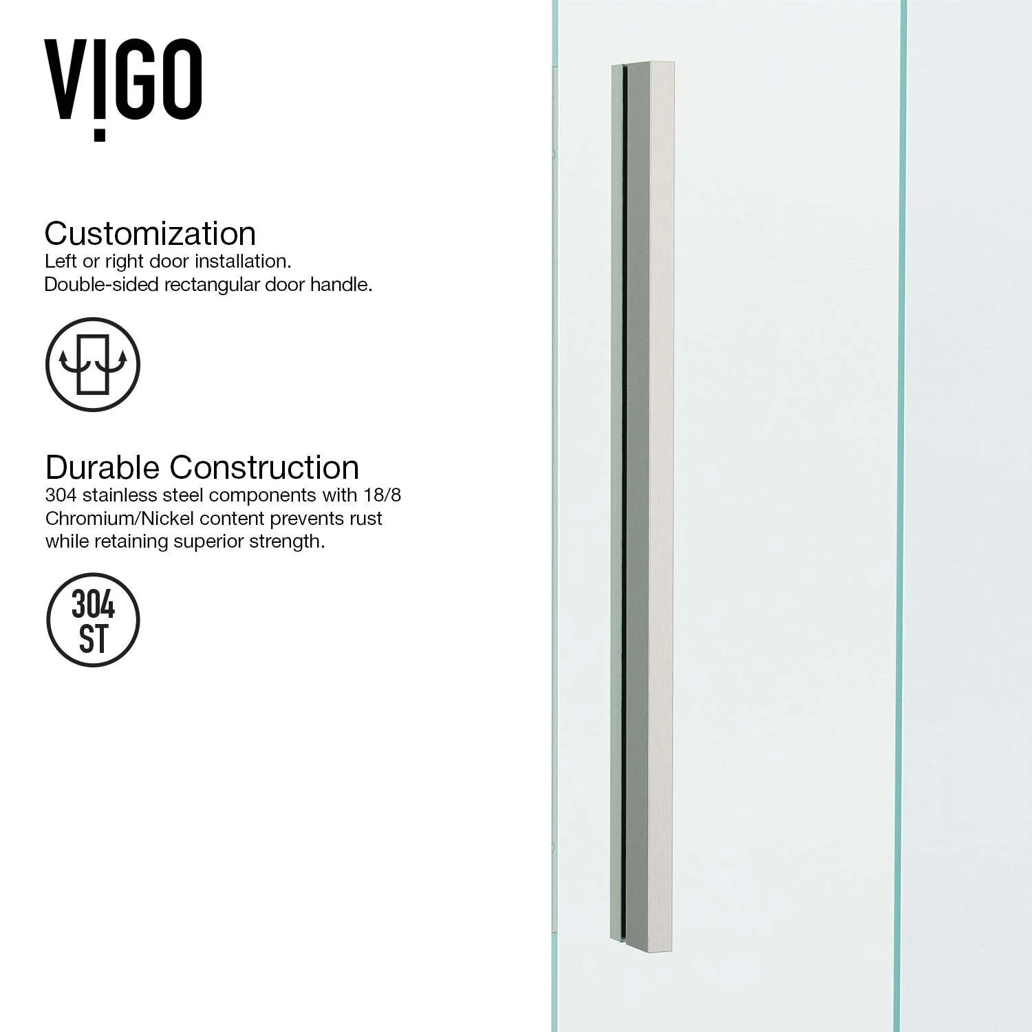 Alameda Frameless Sliding Glass Shower Enclosure - Image 5
