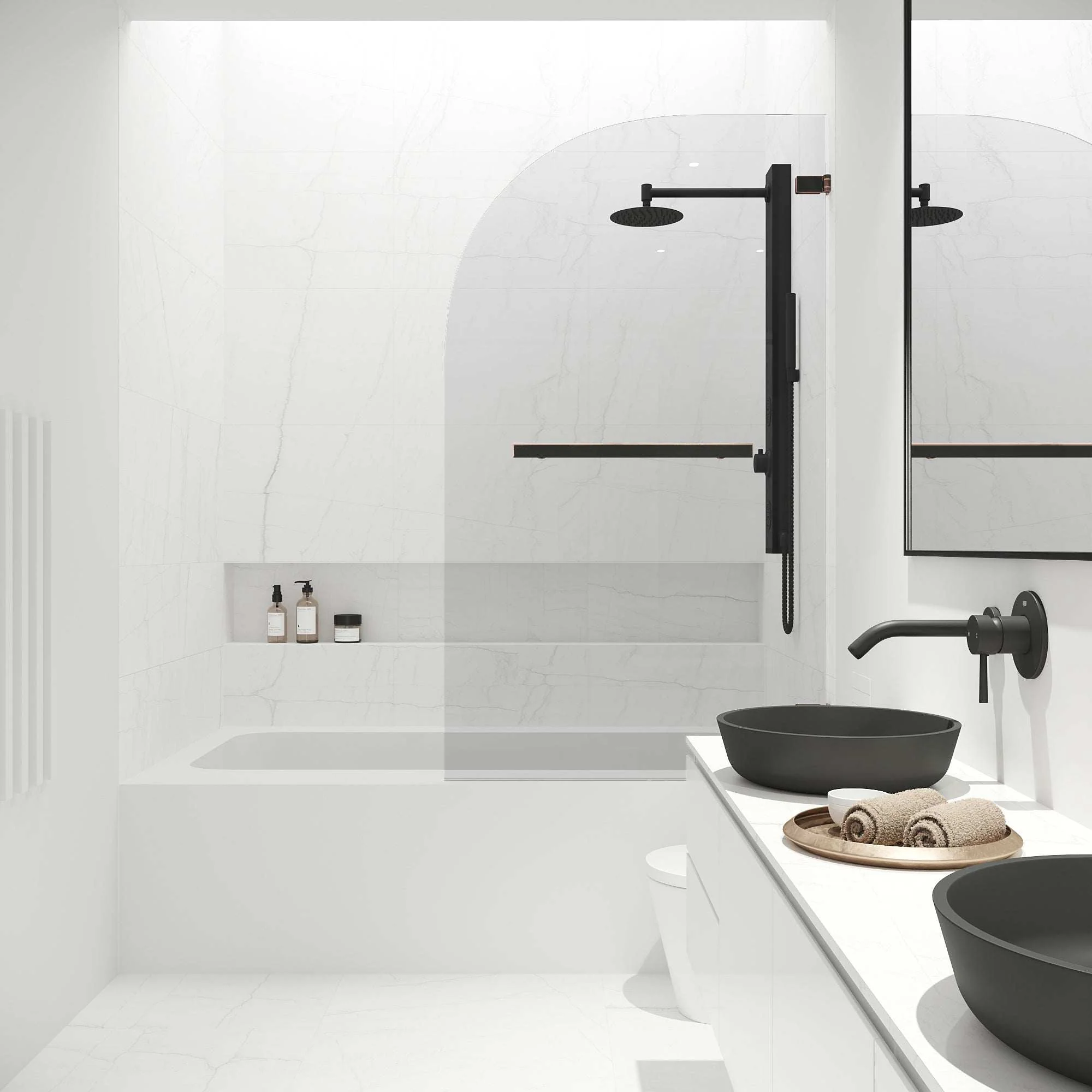 Orion Frameless Hinged Tub Door - Image 13