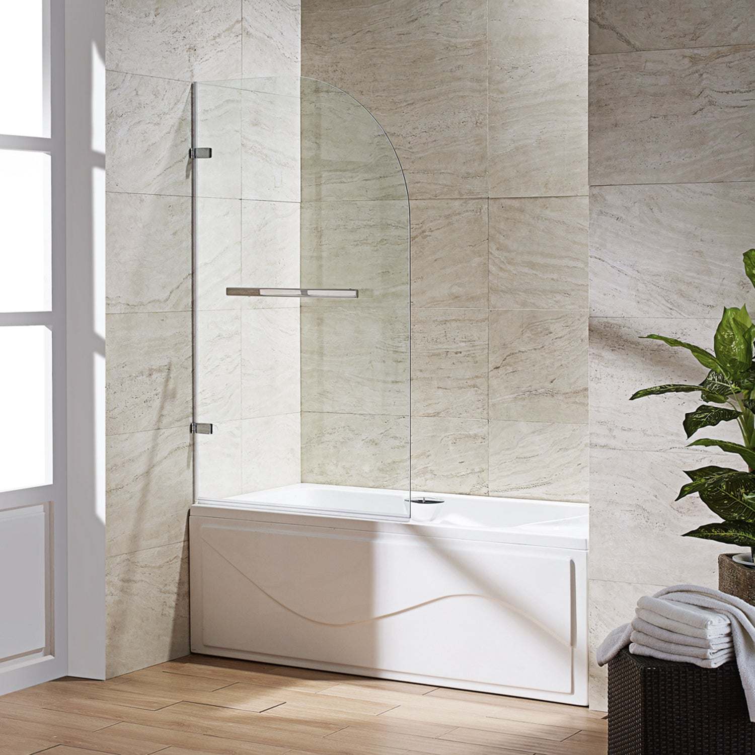 Orion Frameless Hinged Tub Door - Image 20
