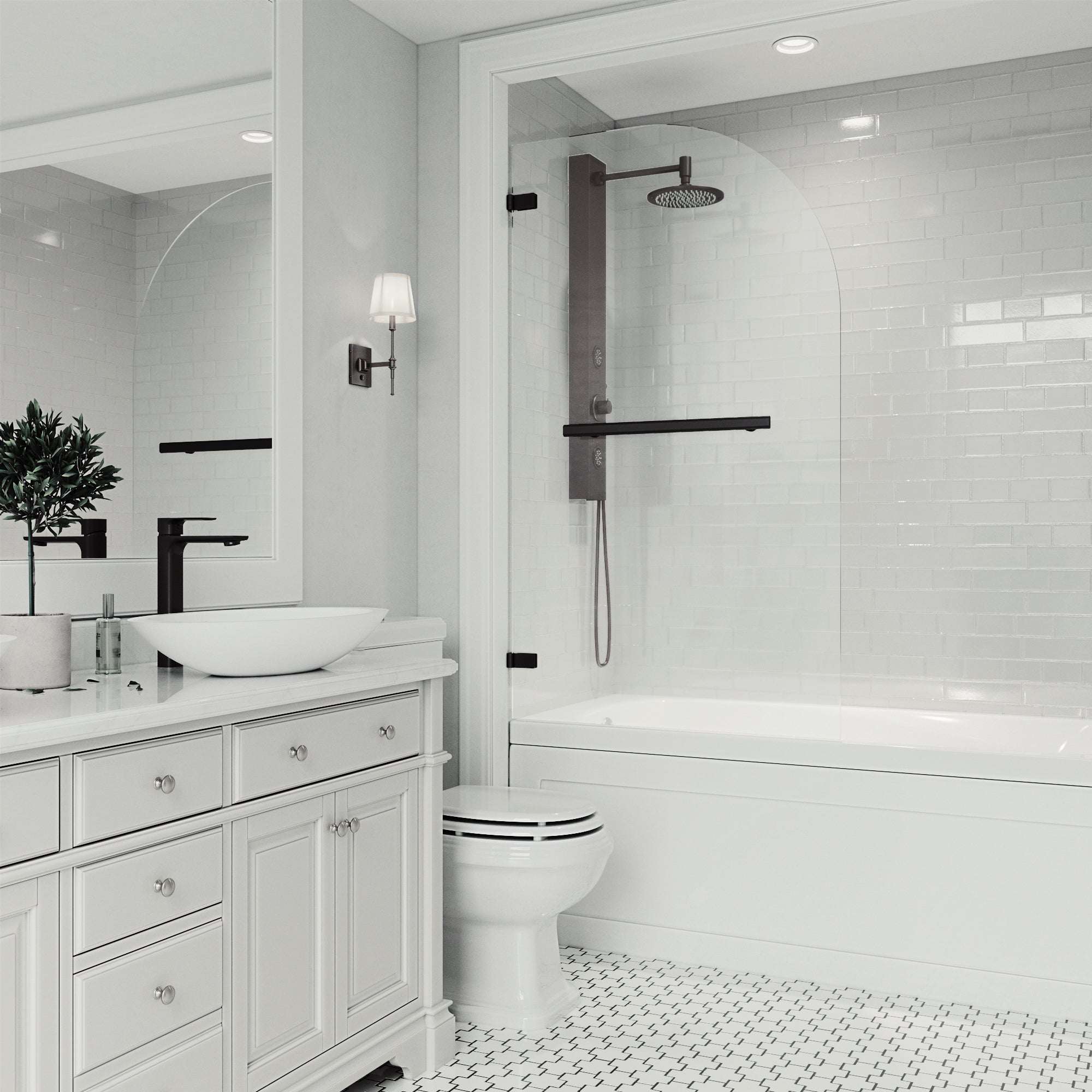 Orion Frameless Hinged Tub Door - Image 26