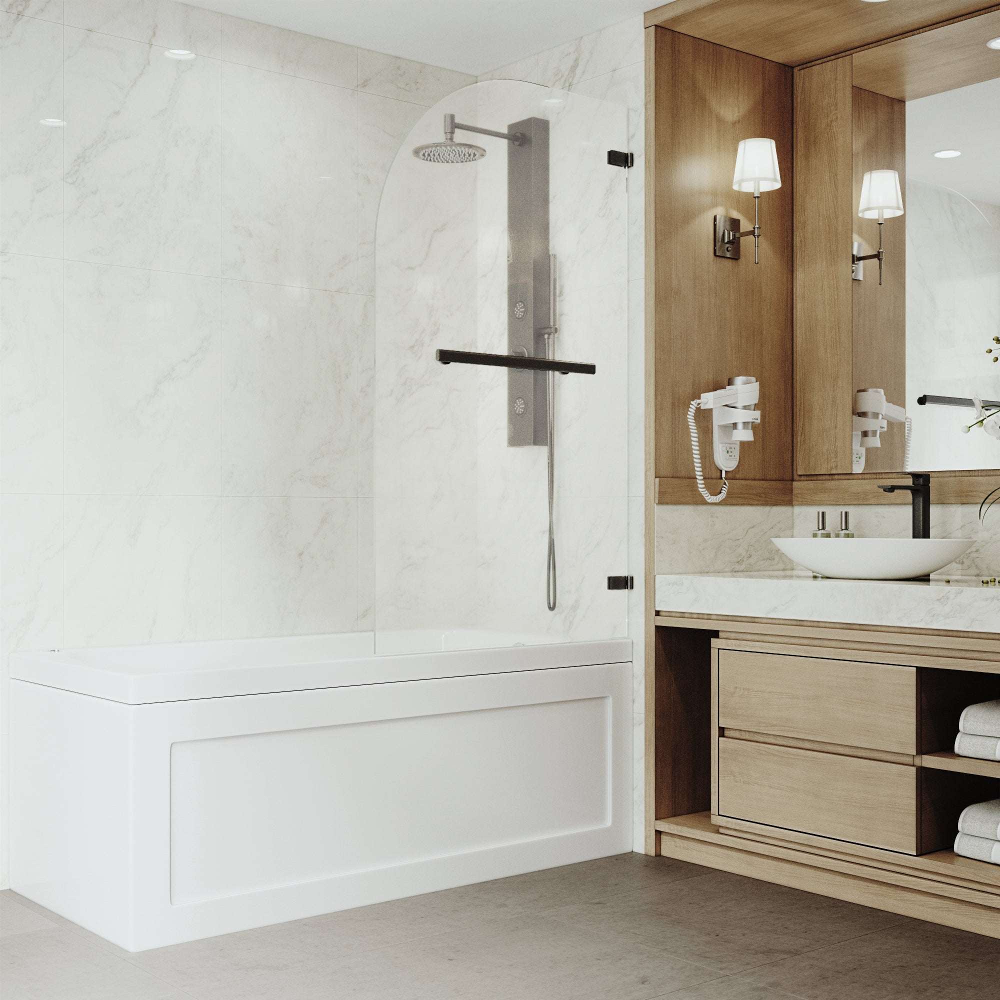 Orion Frameless Hinged Tub Door - Image 28
