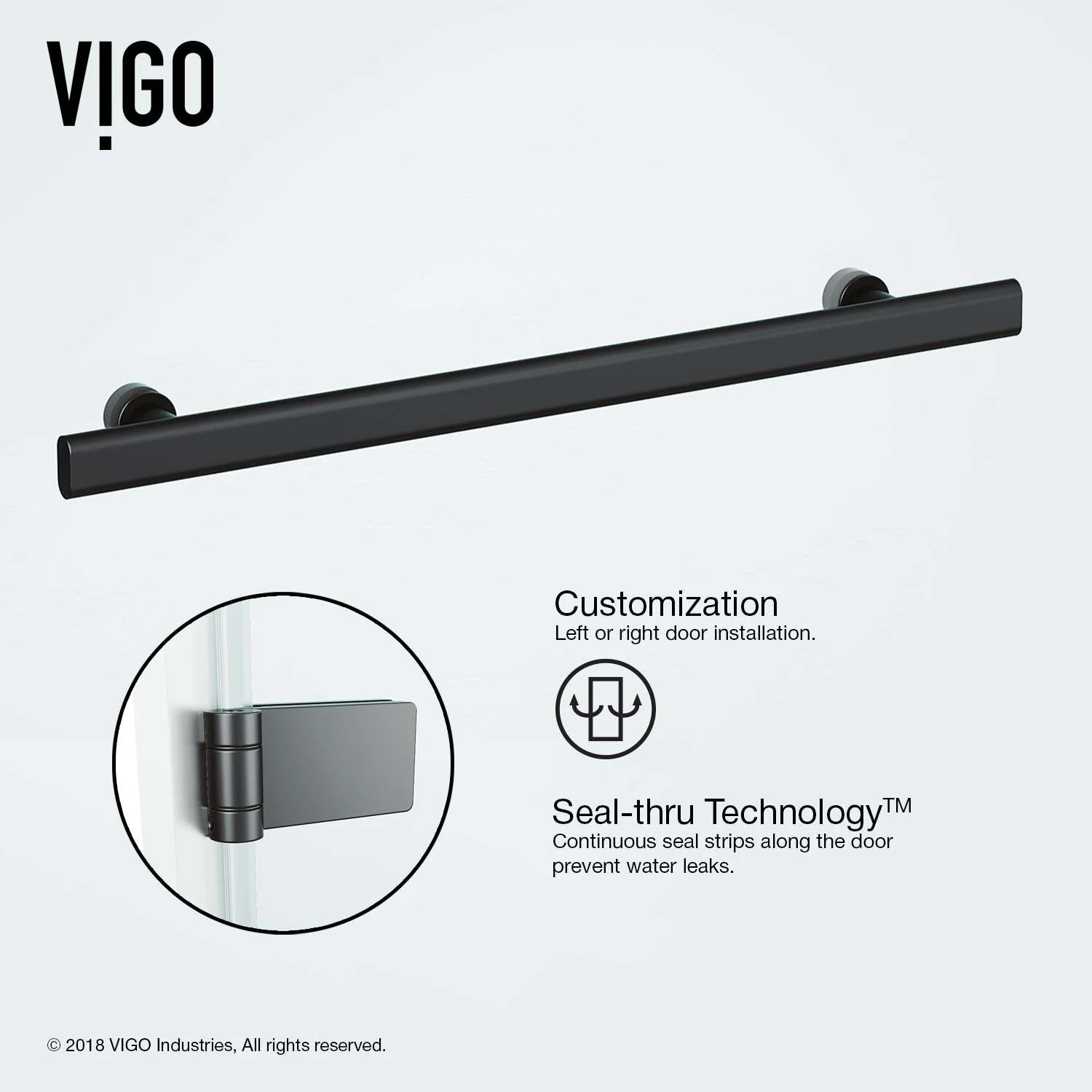 Orion Frameless Hinged Tub Door - Image 30