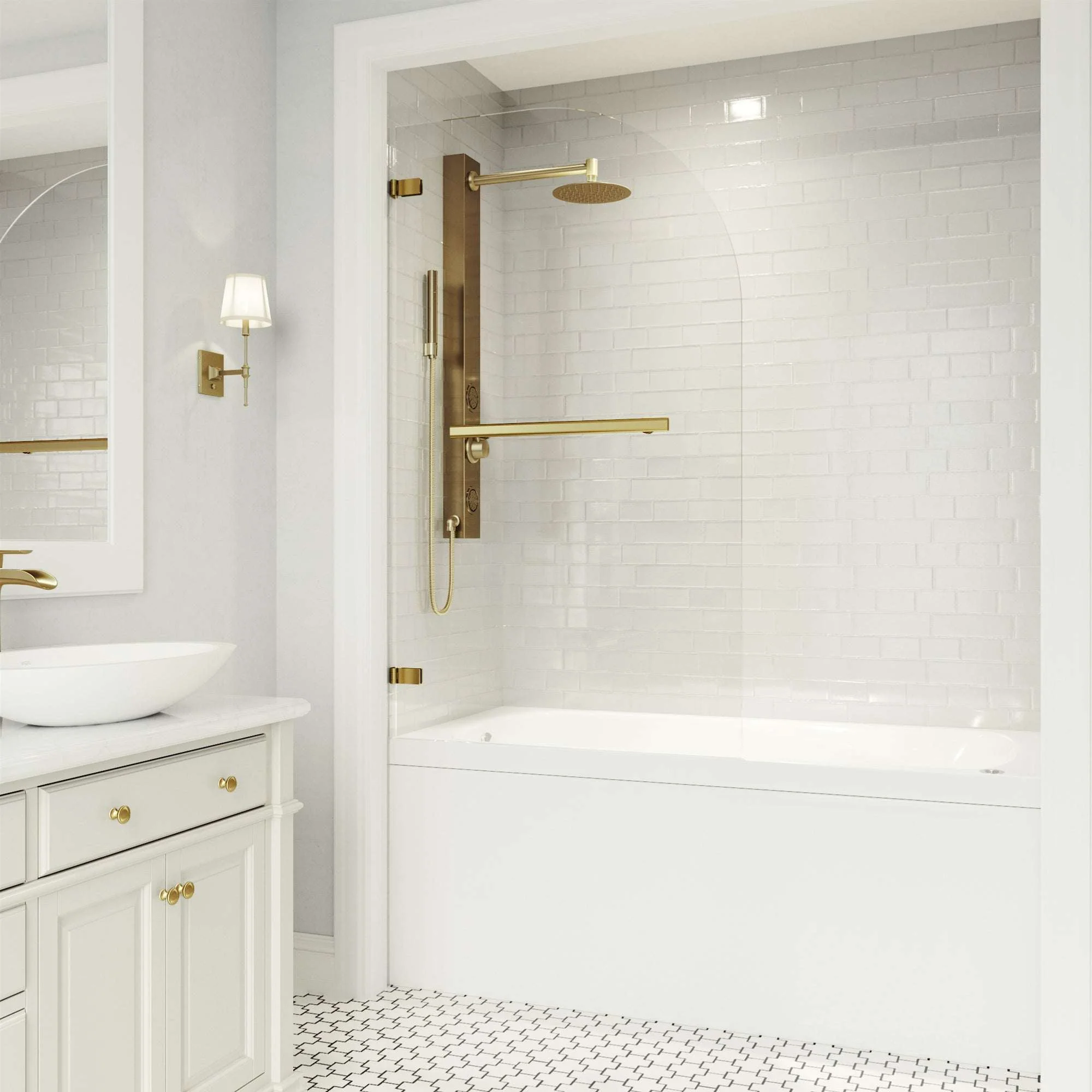 Orion Frameless Hinged Tub Door - Image 35
