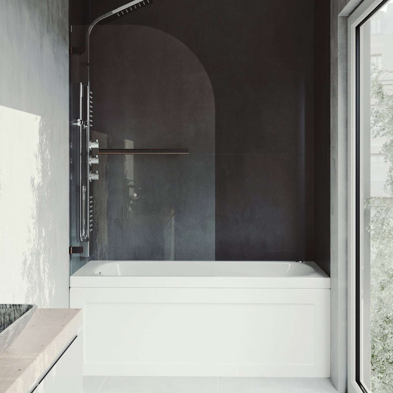 Orion Frameless Hinged Tub Door - Image 7