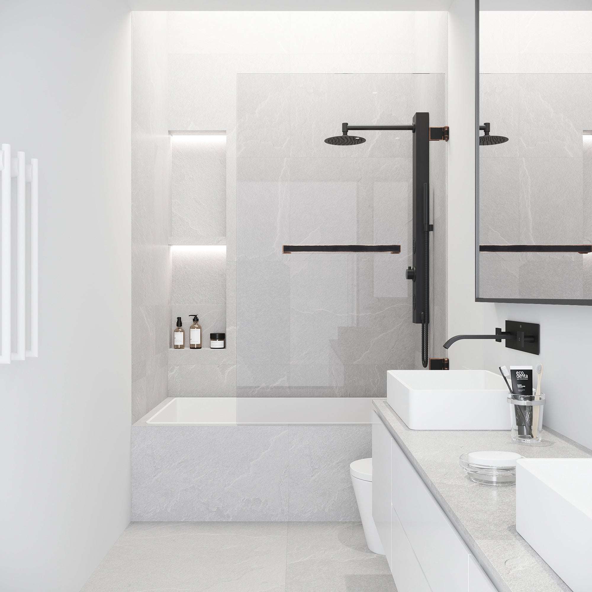 Rialto Frameless Hinged Tub Door - Image 11