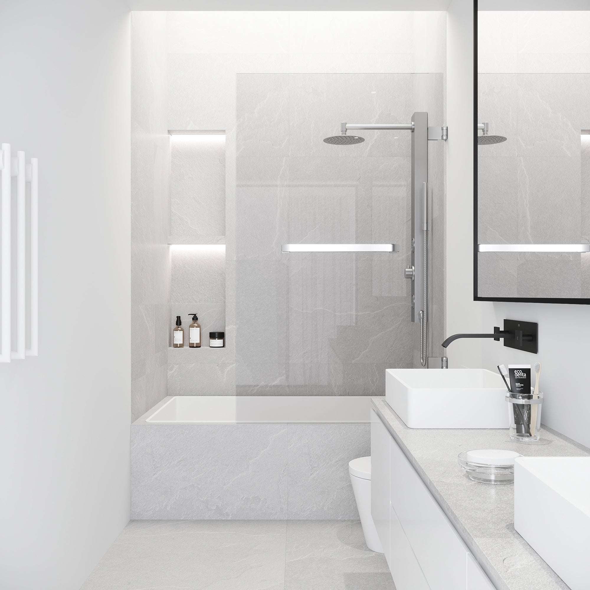 Rialto Frameless Hinged Tub Door - Image 21