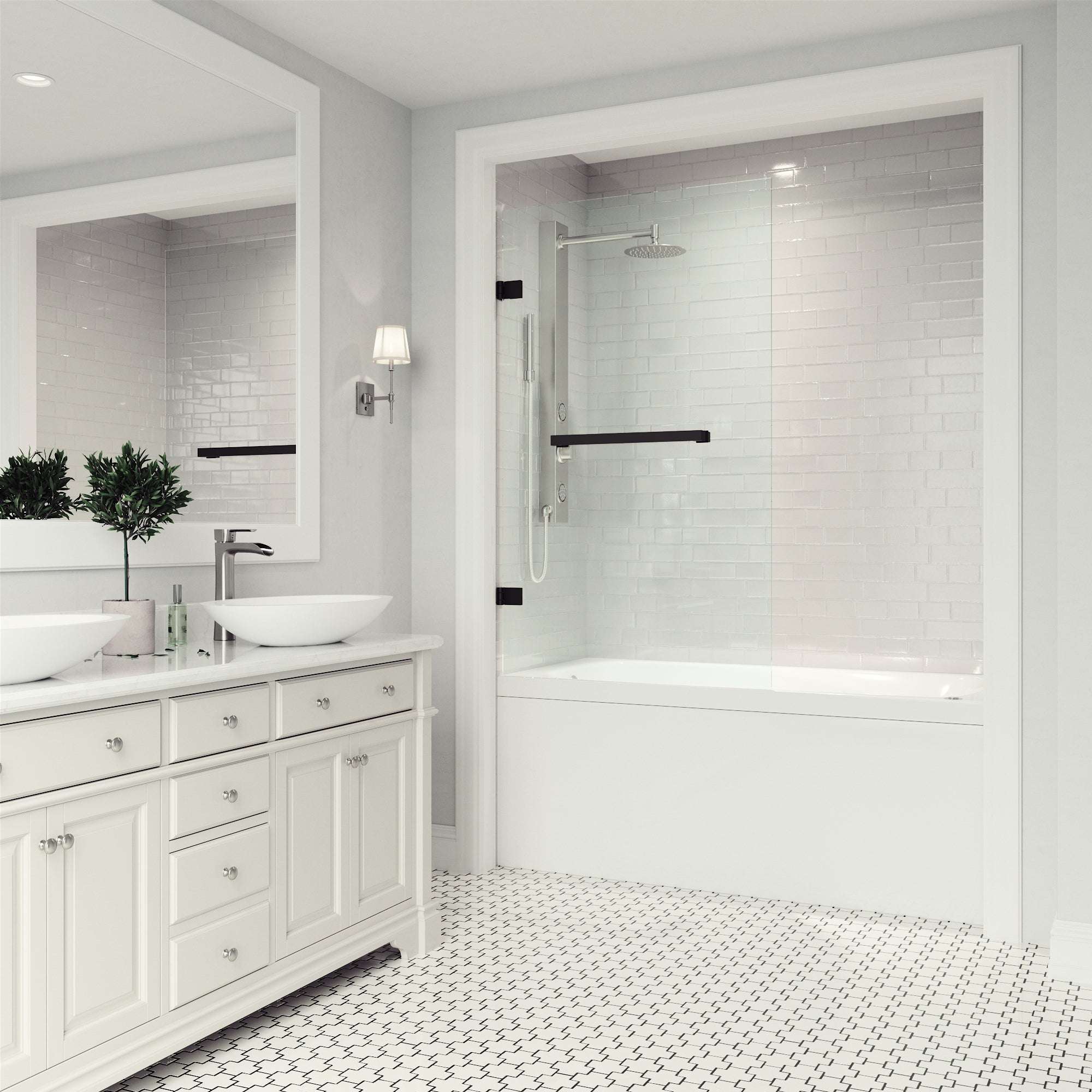 Rialto Frameless Hinged Tub Door - Image 23