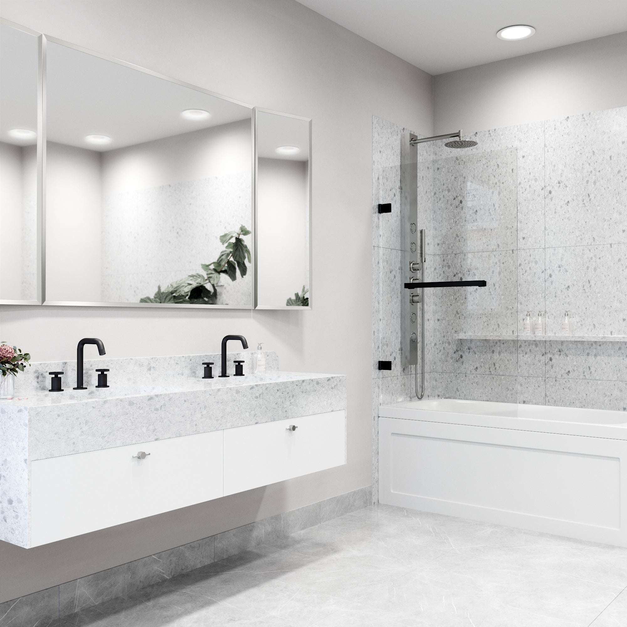 Rialto Frameless Hinged Tub Door - Image 25