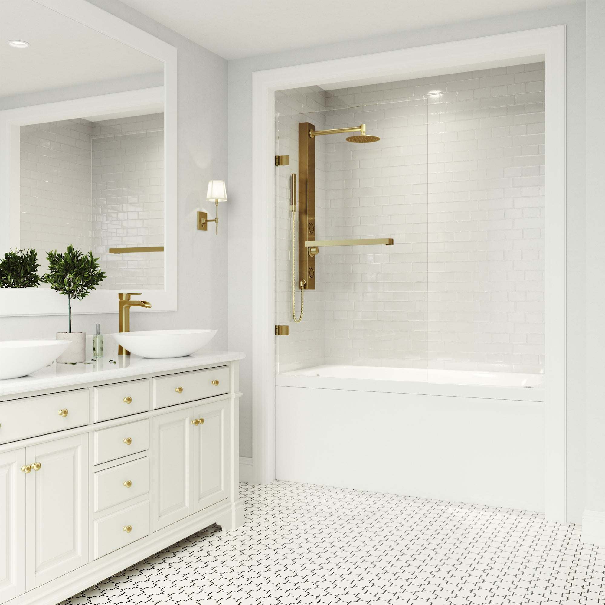 Rialto Frameless Hinged Tub Door - Image 31