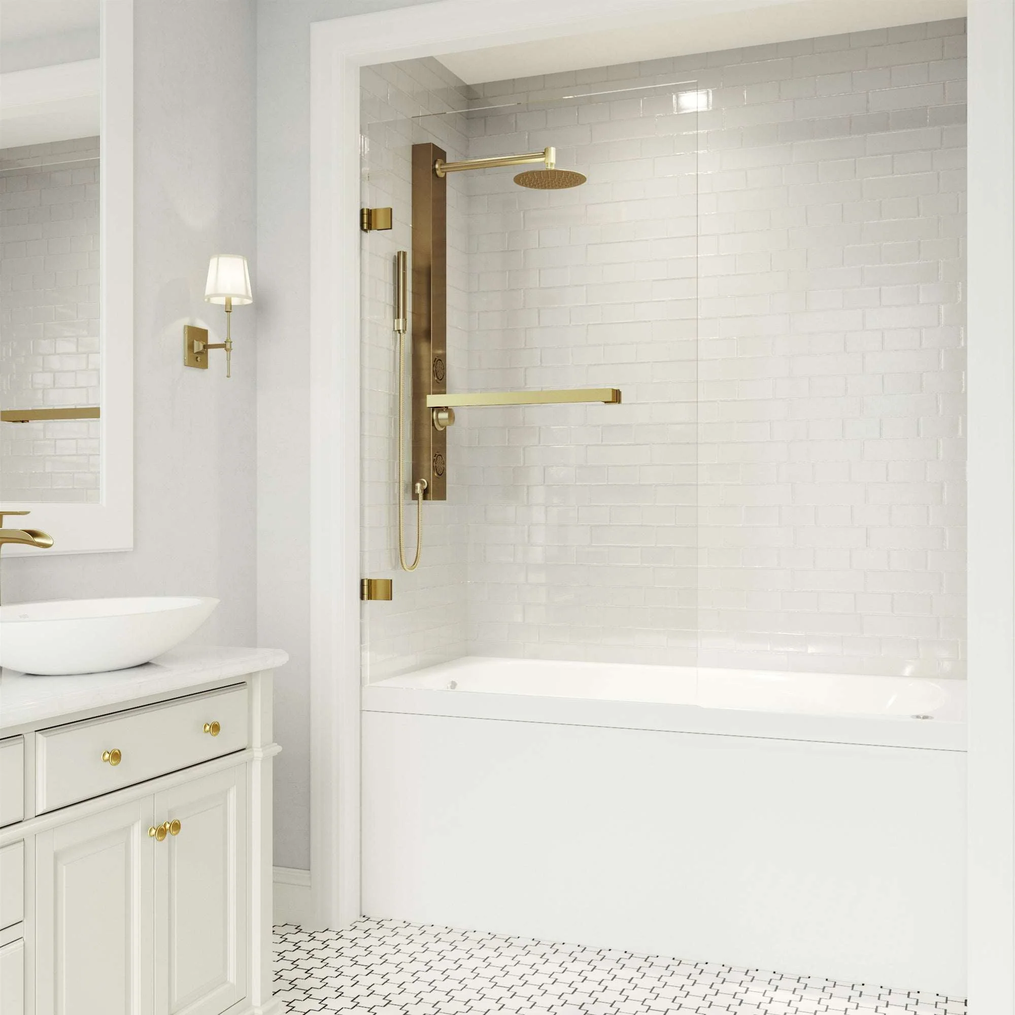 Rialto Frameless Hinged Tub Door - Image 32