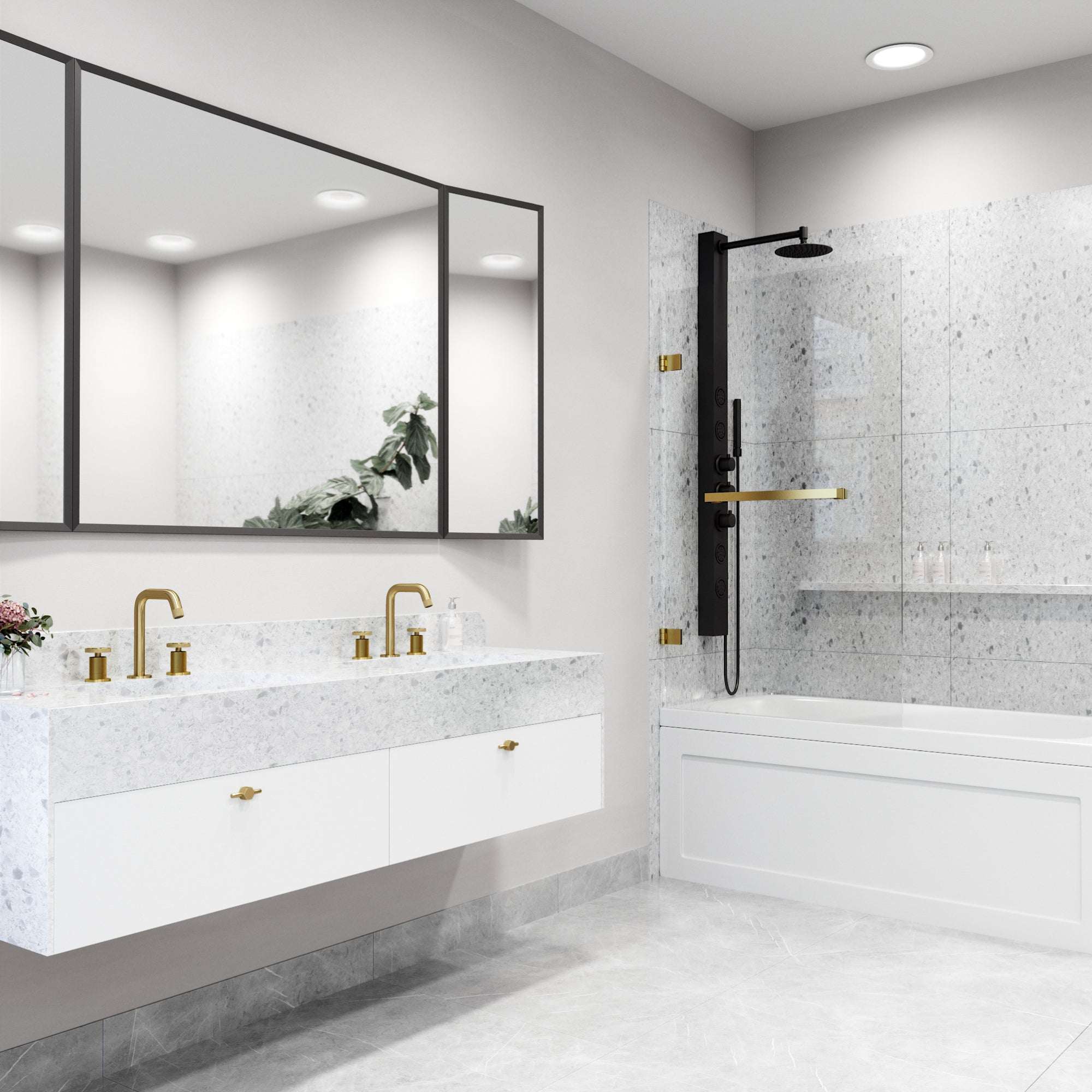 Rialto Frameless Hinged Tub Door - Image 34