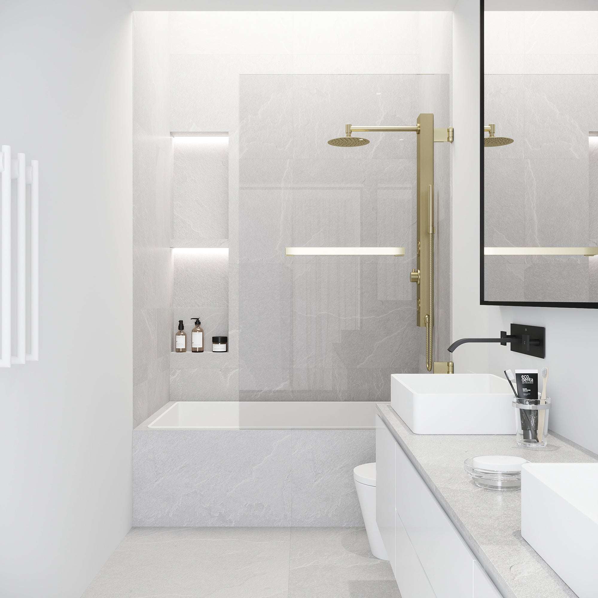 Rialto Frameless Hinged Tub Door - Image 39
