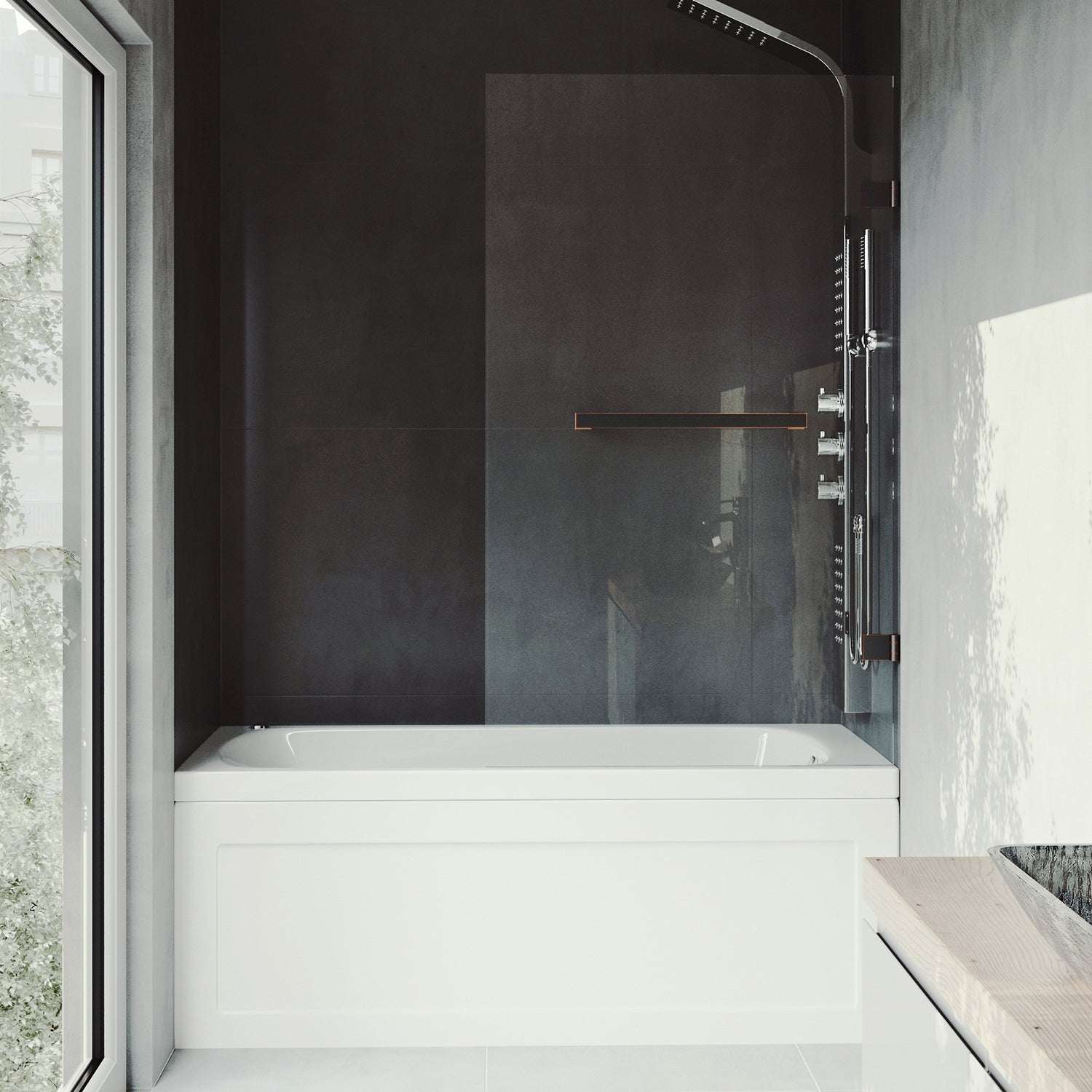 Rialto Frameless Hinged Tub Door - Image 4