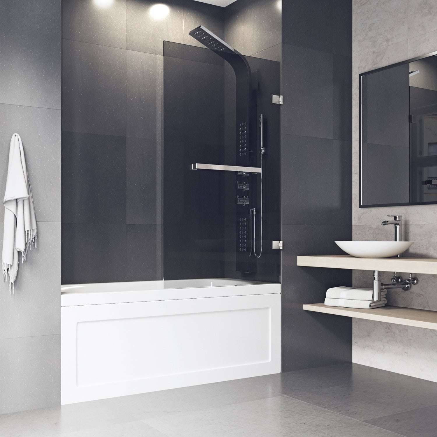 Rialto Frameless Hinged Tub Door - Image 43