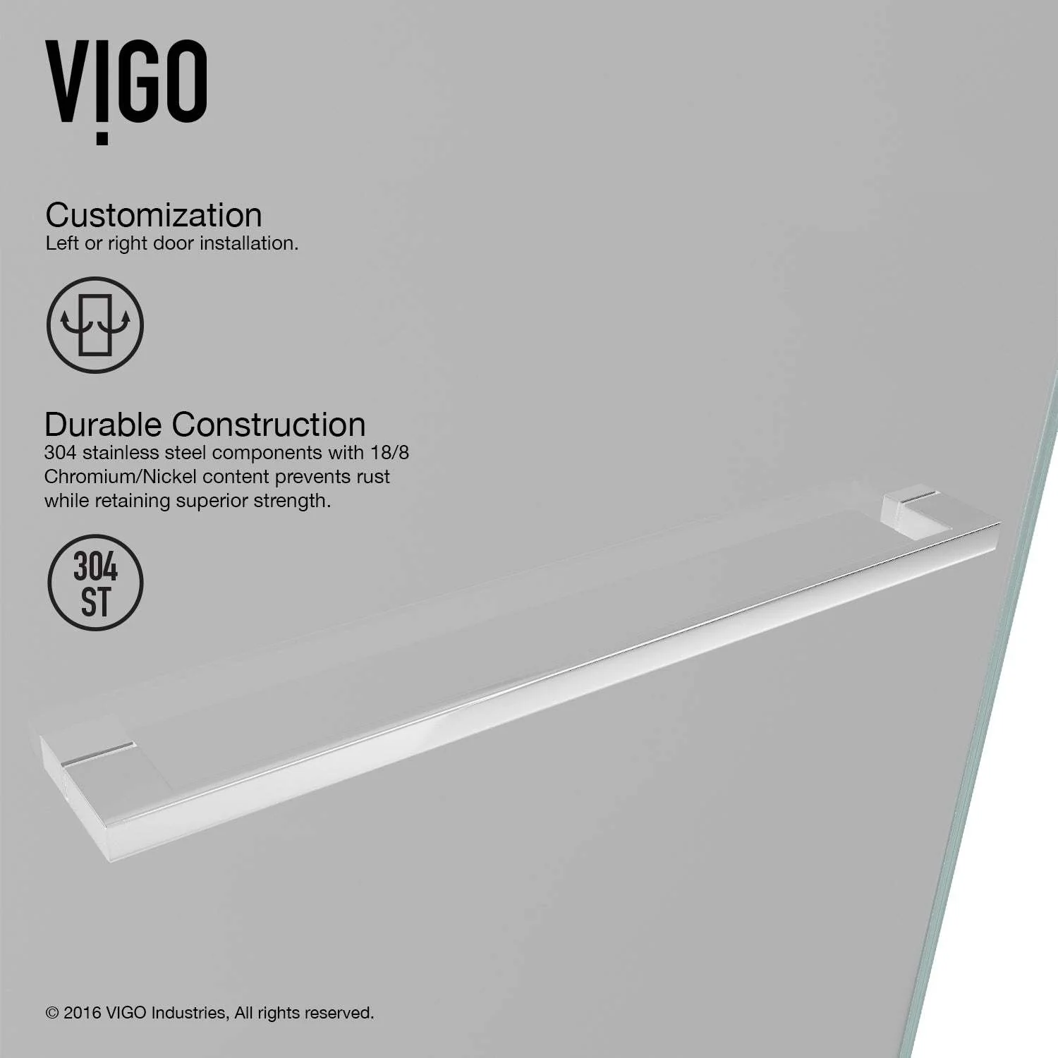 Rialto Frameless Hinged Tub Door - Image 45