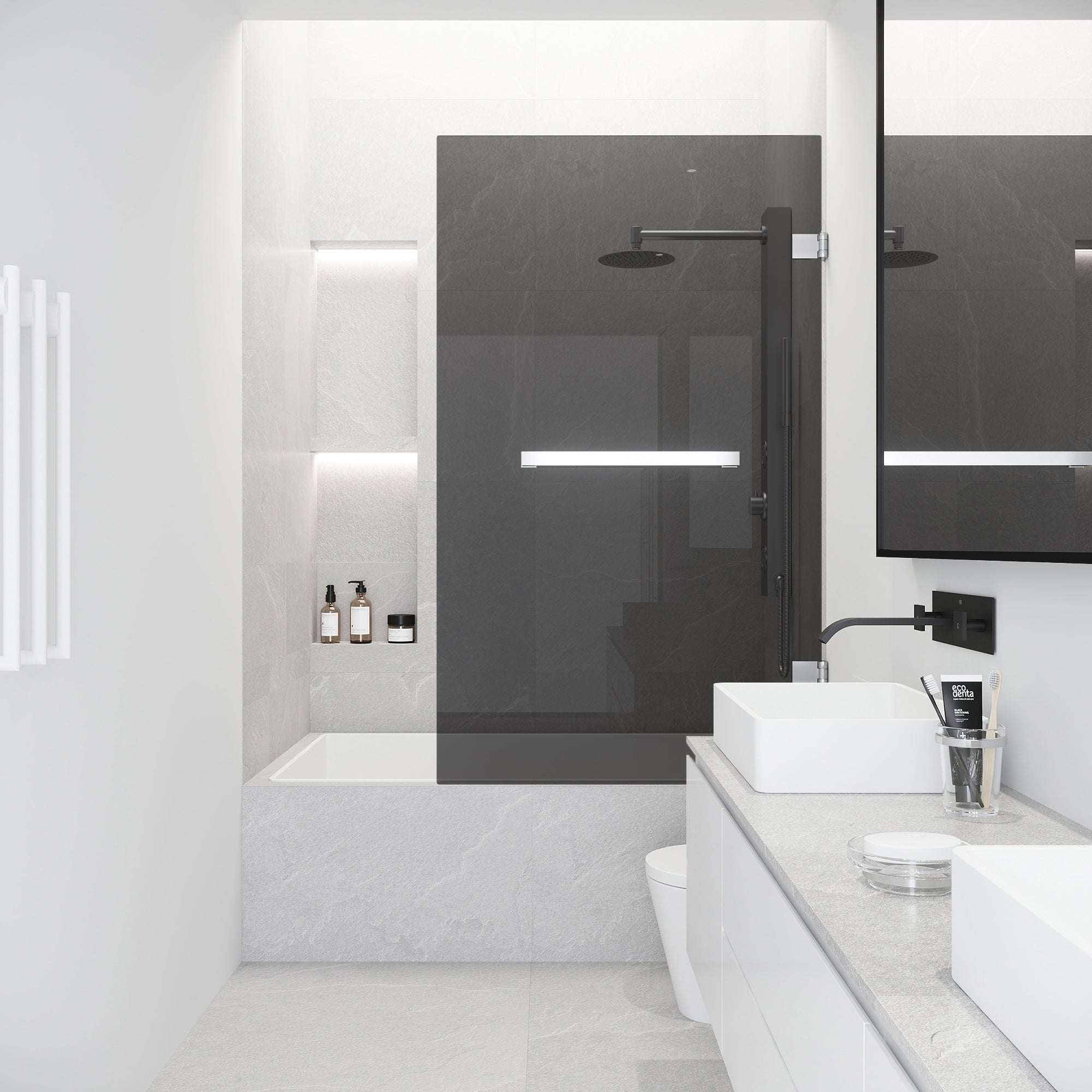 Rialto Frameless Hinged Tub Door - Image 49