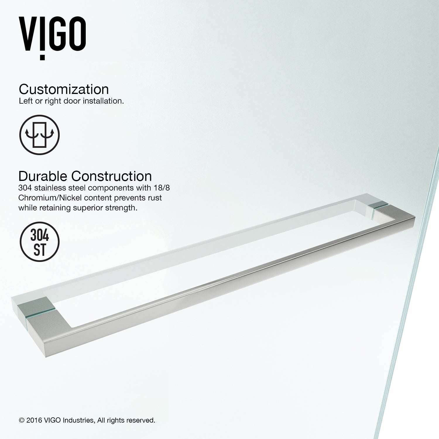 Rialto Frameless Hinged Tub Door - Image 55