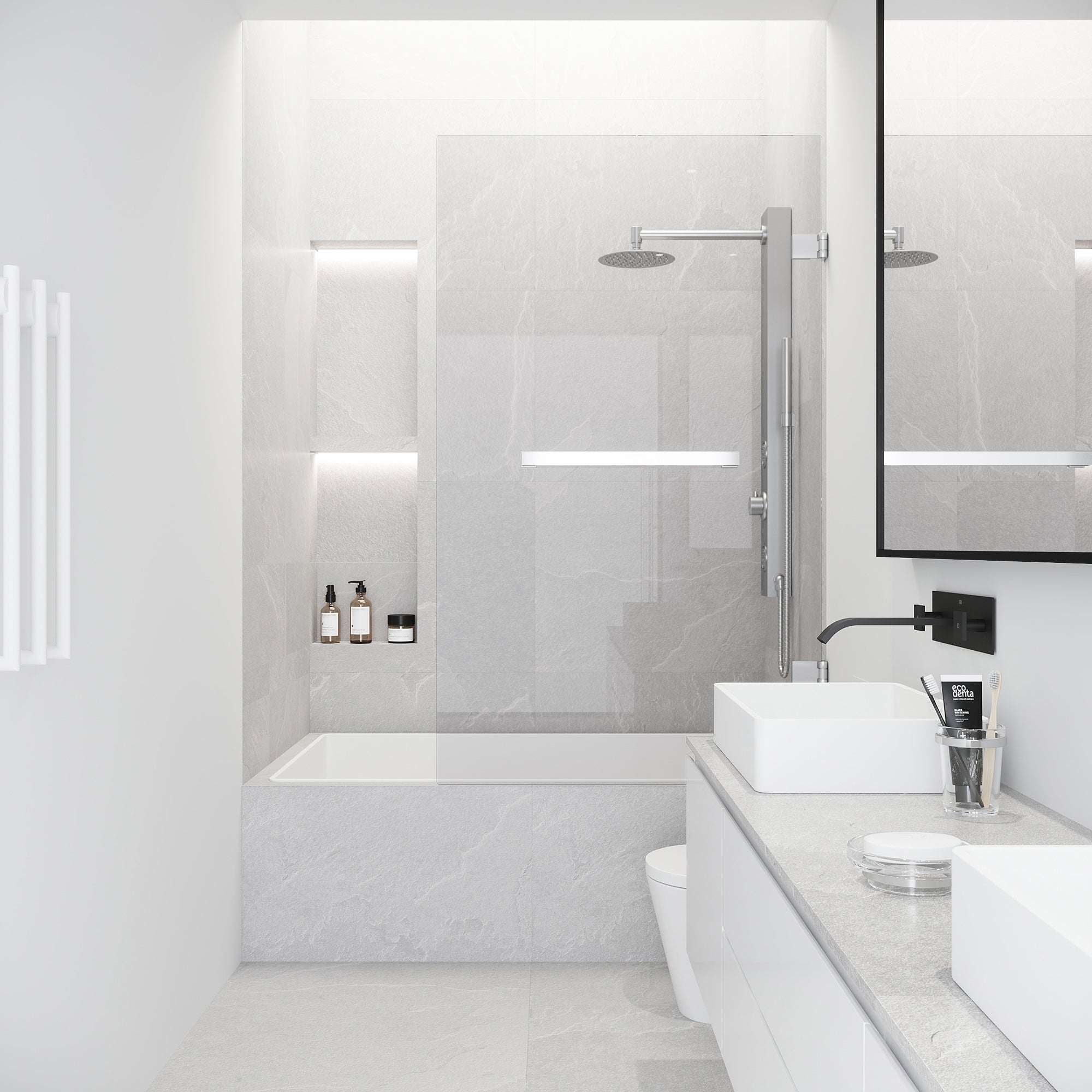 Rialto Frameless Hinged Tub Door - Image 59