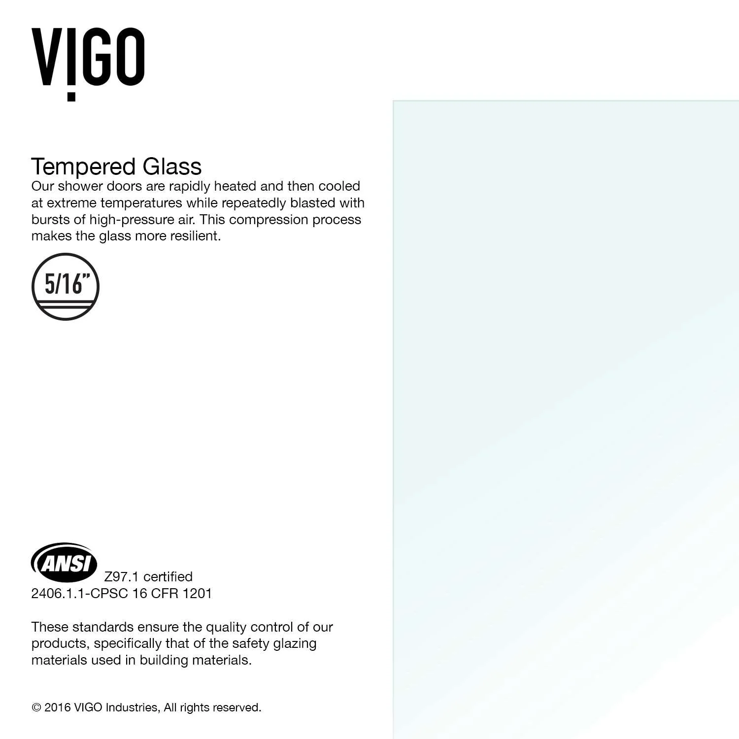 Rialto Frameless Hinged Tub Door - Image 6