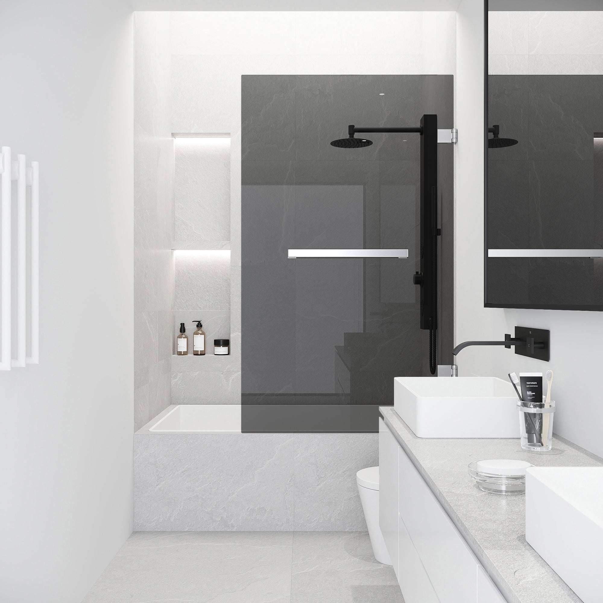 Rialto Frameless Hinged Tub Door - Image 62