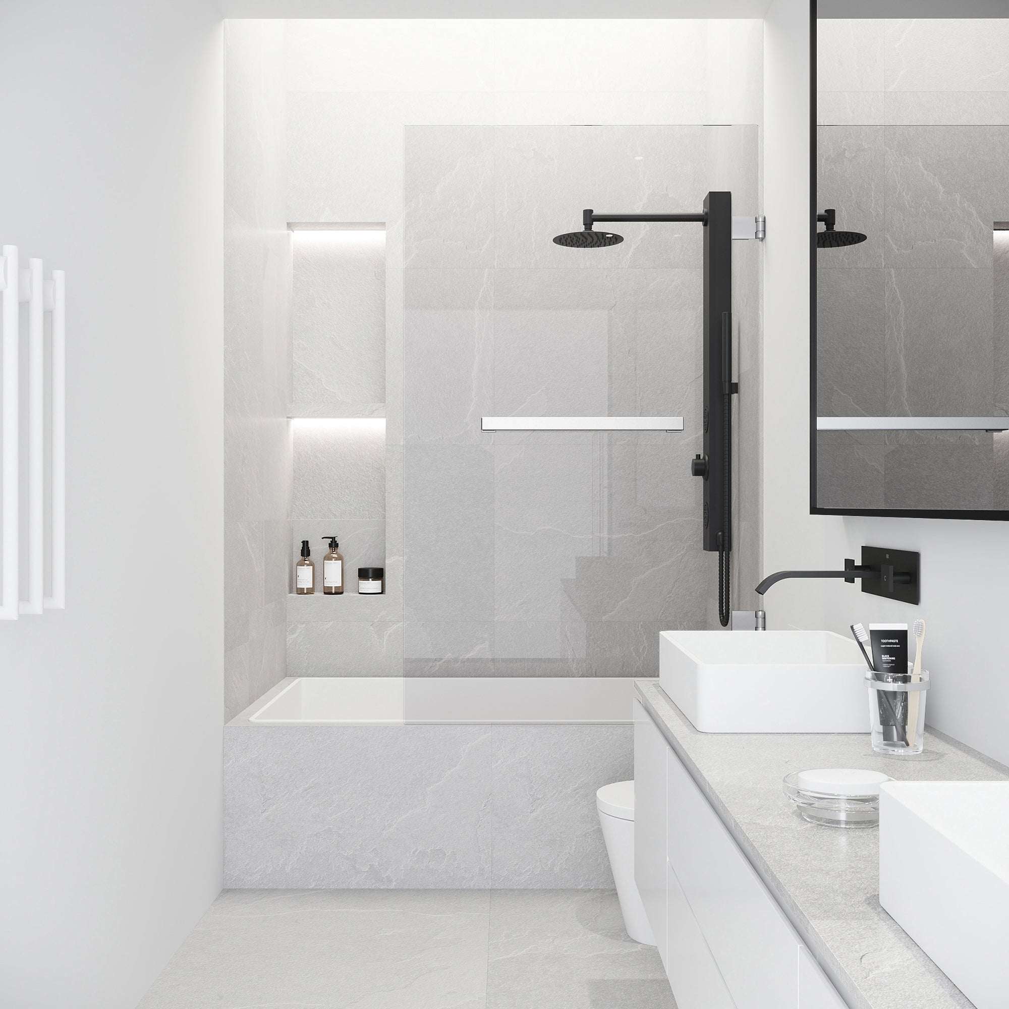 Rialto Frameless Hinged Tub Door - Image 63