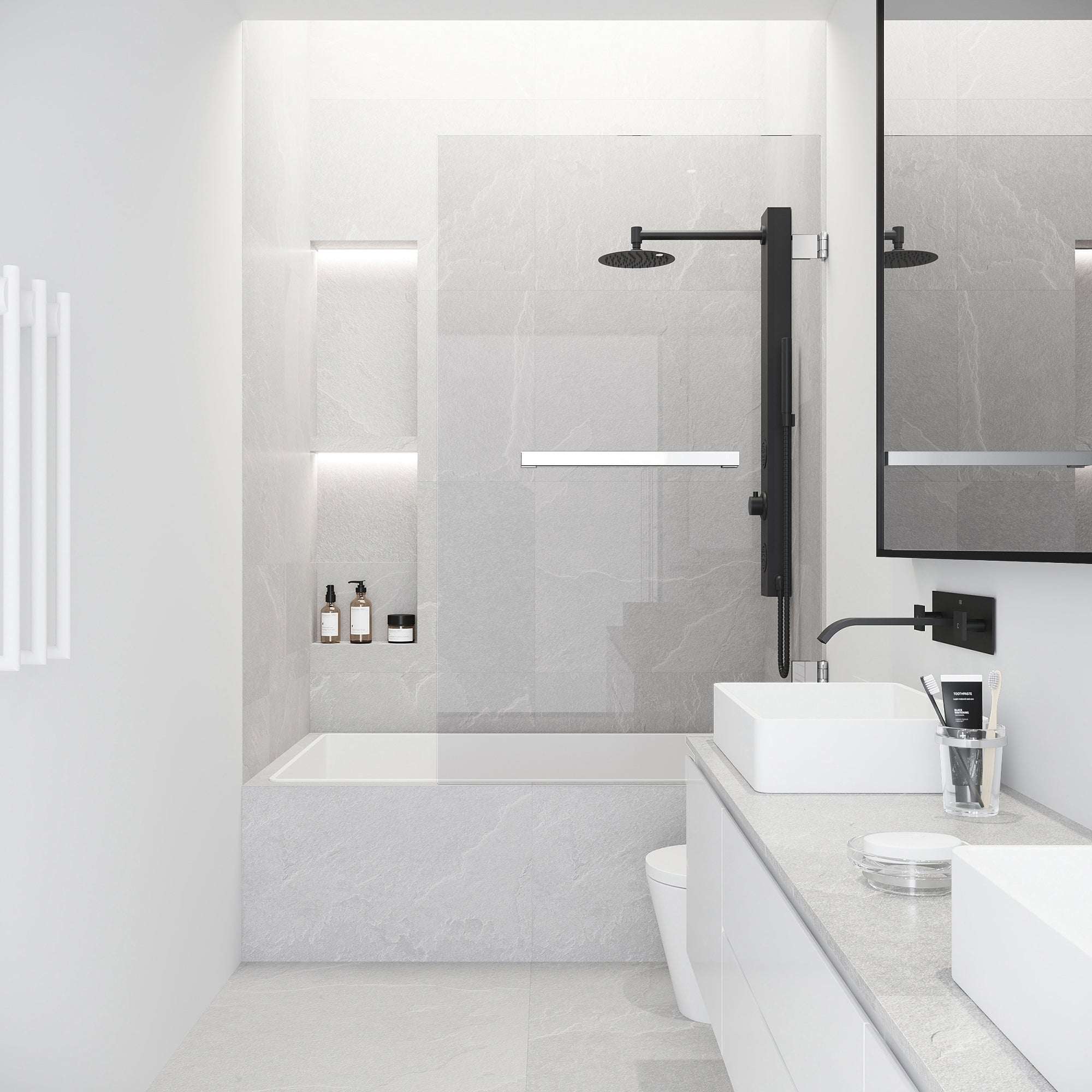 Rialto Frameless Hinged Tub Door - Image 64