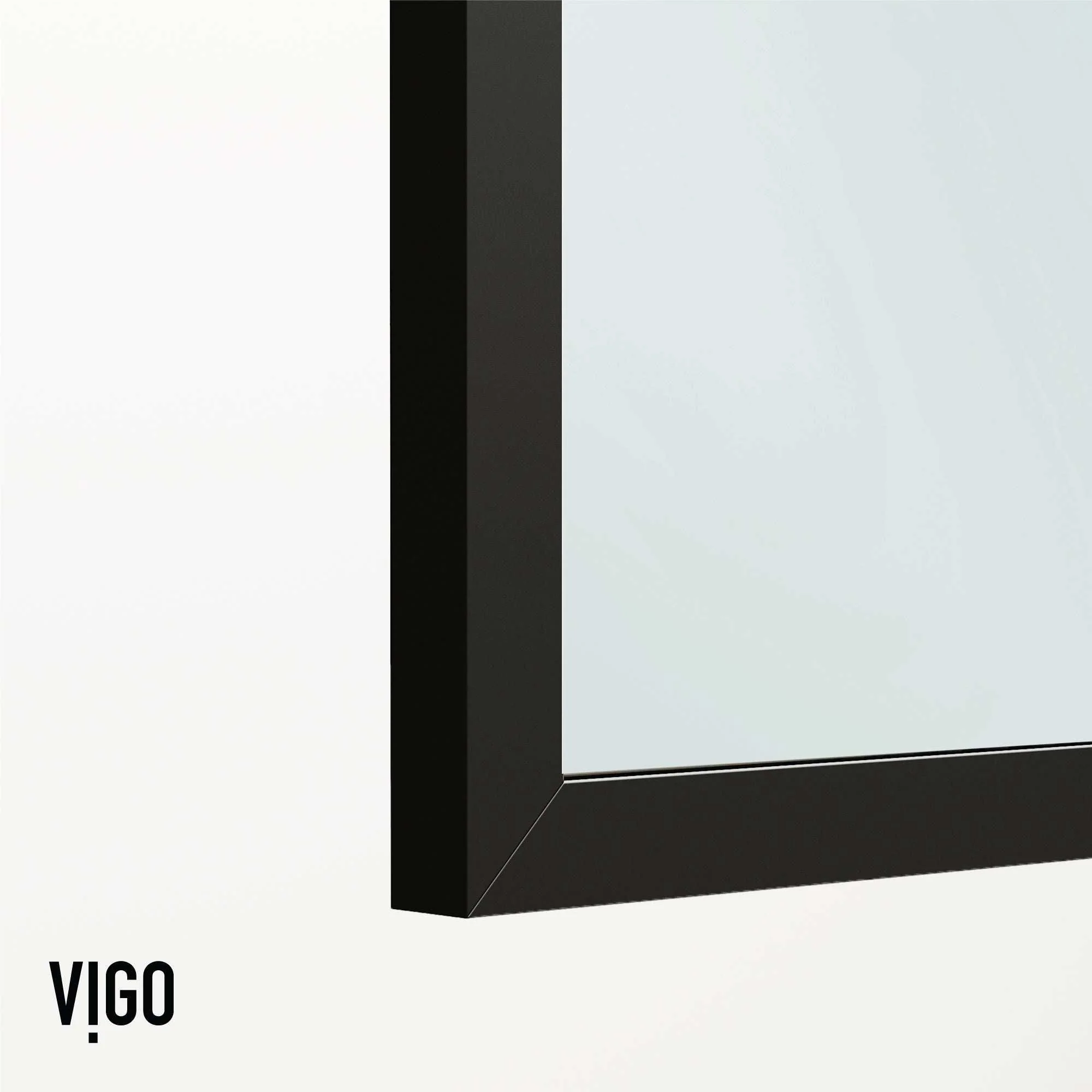 VIGO Meridian Zenith 34 x 62 in. Semi-Framed Fixed Tub Screen with Clear/Fluted Tempered Glass - Image 28