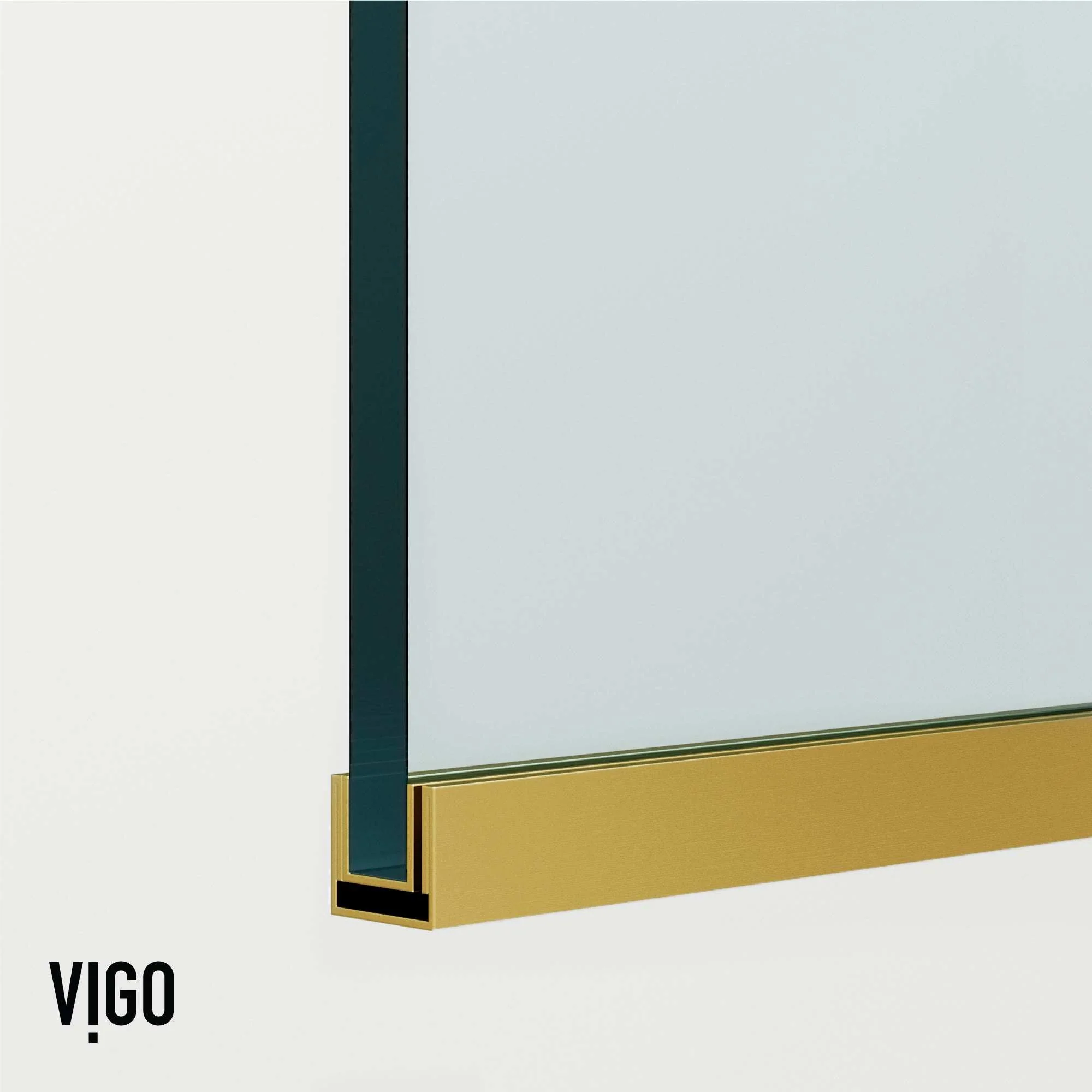 VIGO Meridian Zenith 34 x 62 in. Semi-Framed Fixed Tub Screen with Clear/Fluted Tempered Glass - Image 48