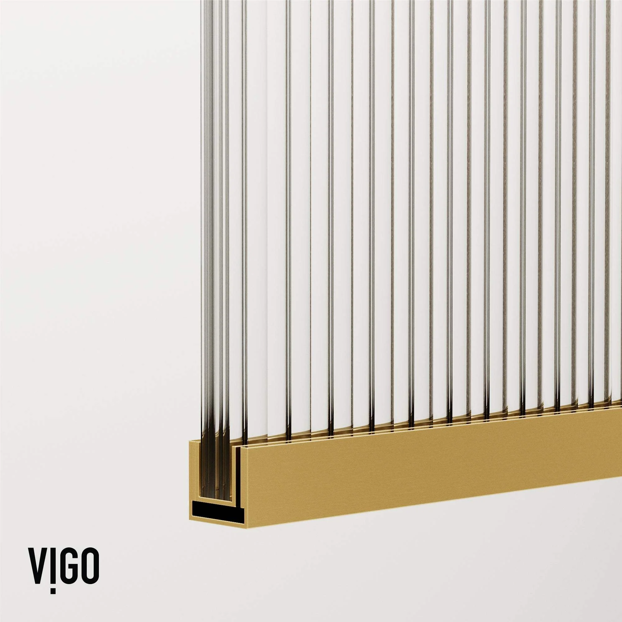 Meridian Zenith 34 x 74 in. Semi-Framed Fixed Shower Screen - Image 66