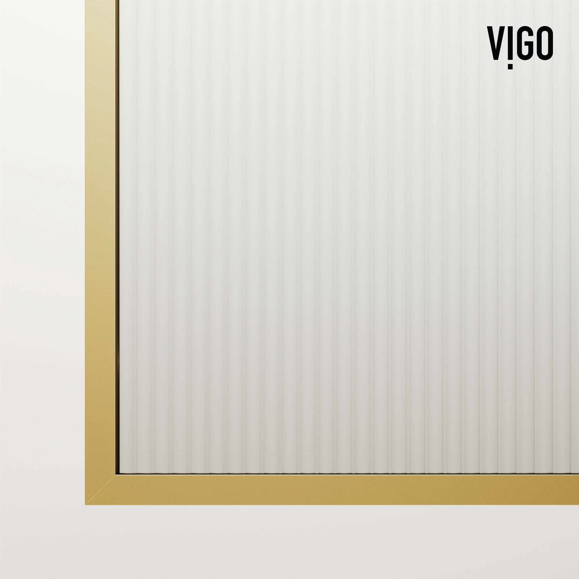 VIGO Meridian 34 x 62 in. Framed Fixed Tub Screen with Clear/Fluted Tempered Glass - Image 34