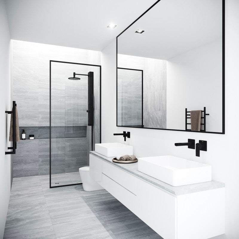 Meridian Framed Fixed Shower Screen - Image 21