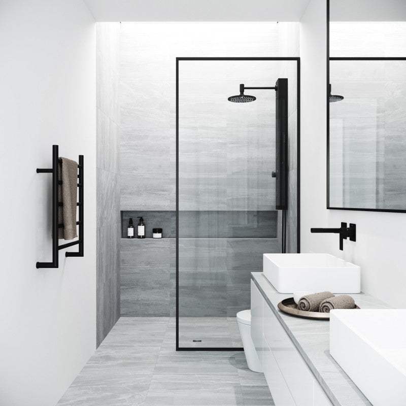 Meridian Framed Fixed Shower Screen - Image 22